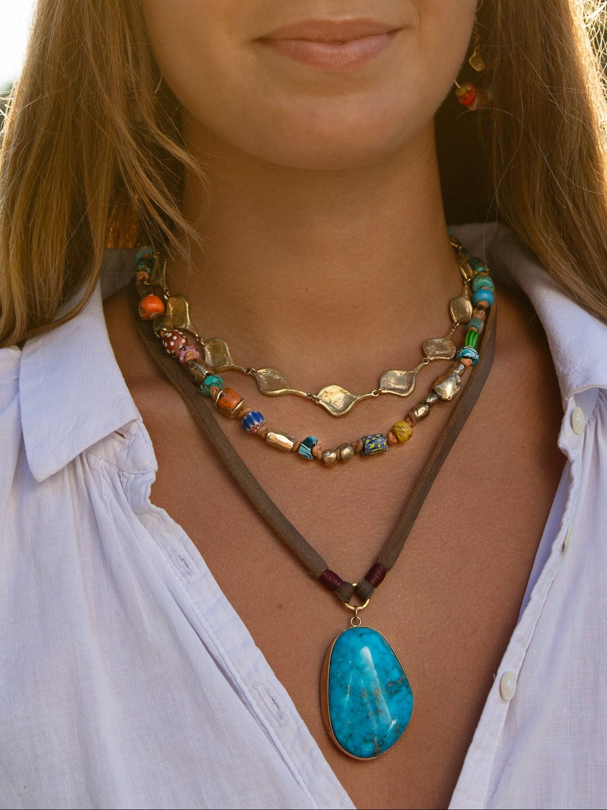 Golden Path Necklace