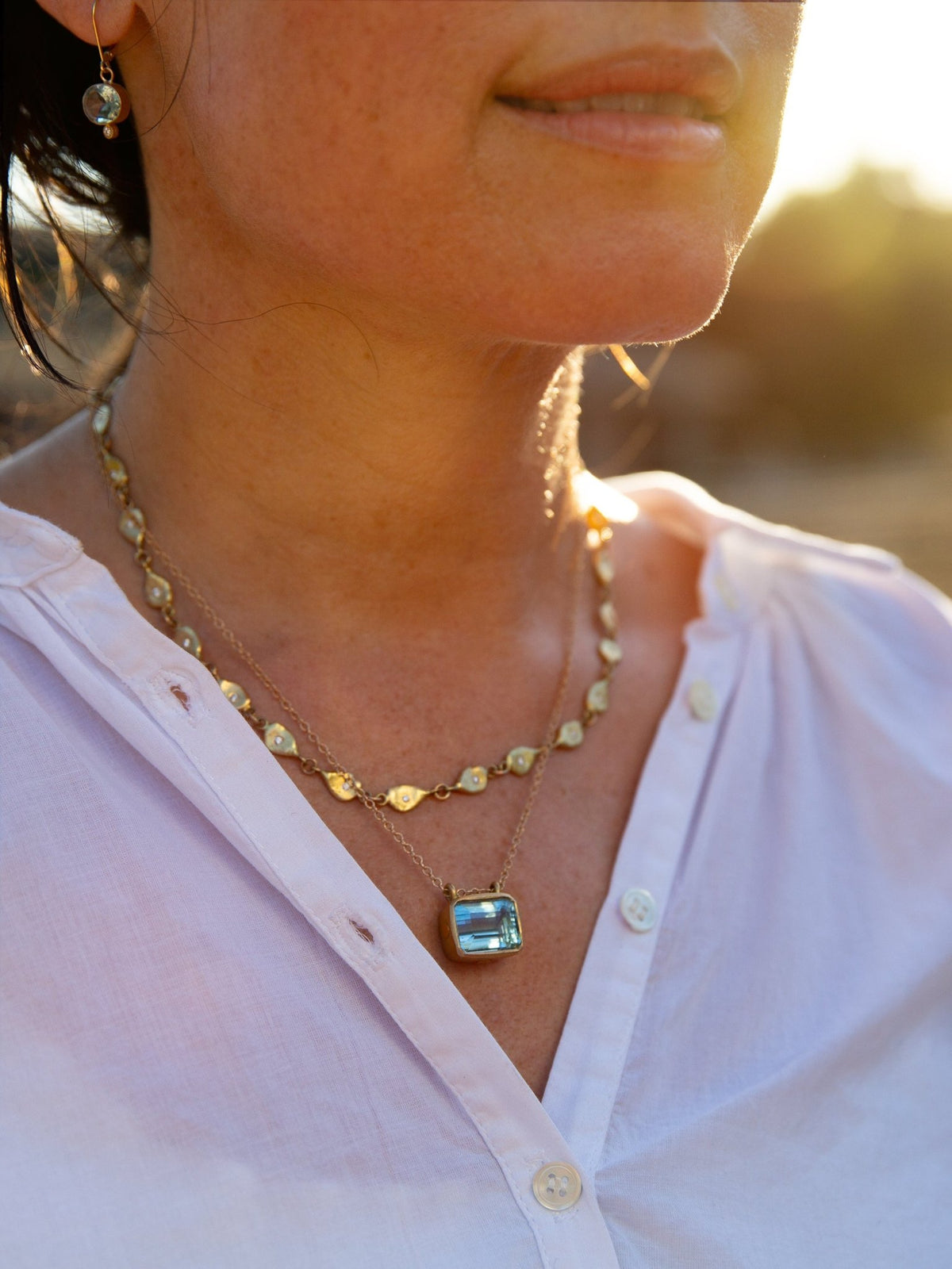 Calm Skies Ahead Necklace — Jes MaHarry