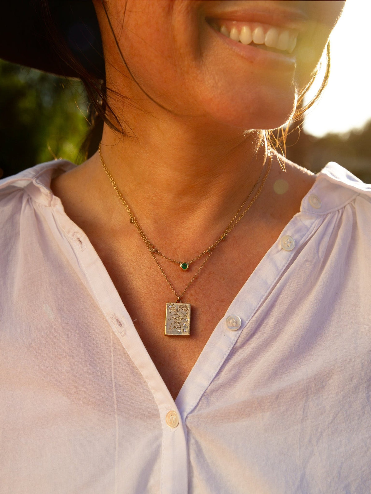Protect My Love Locket Necklace — Jes MaHarry