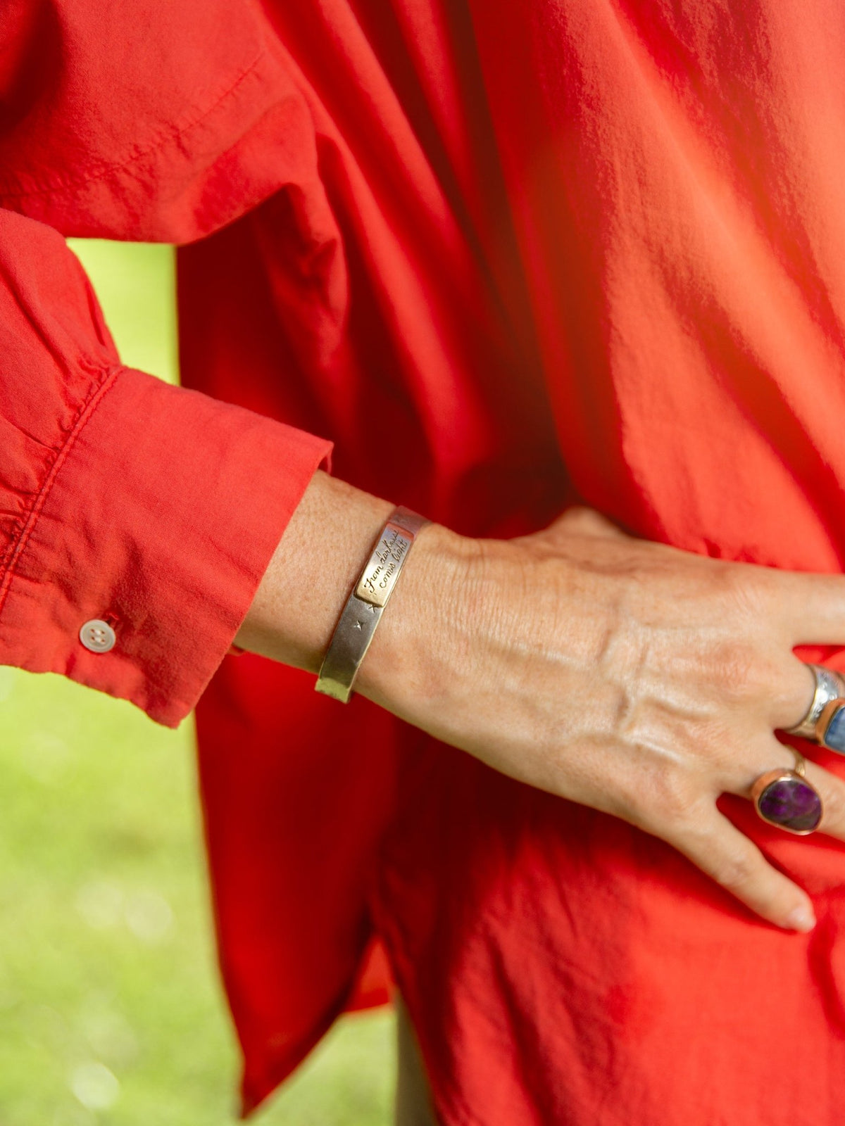 Never Give Up Cuff — Jes MaHarry