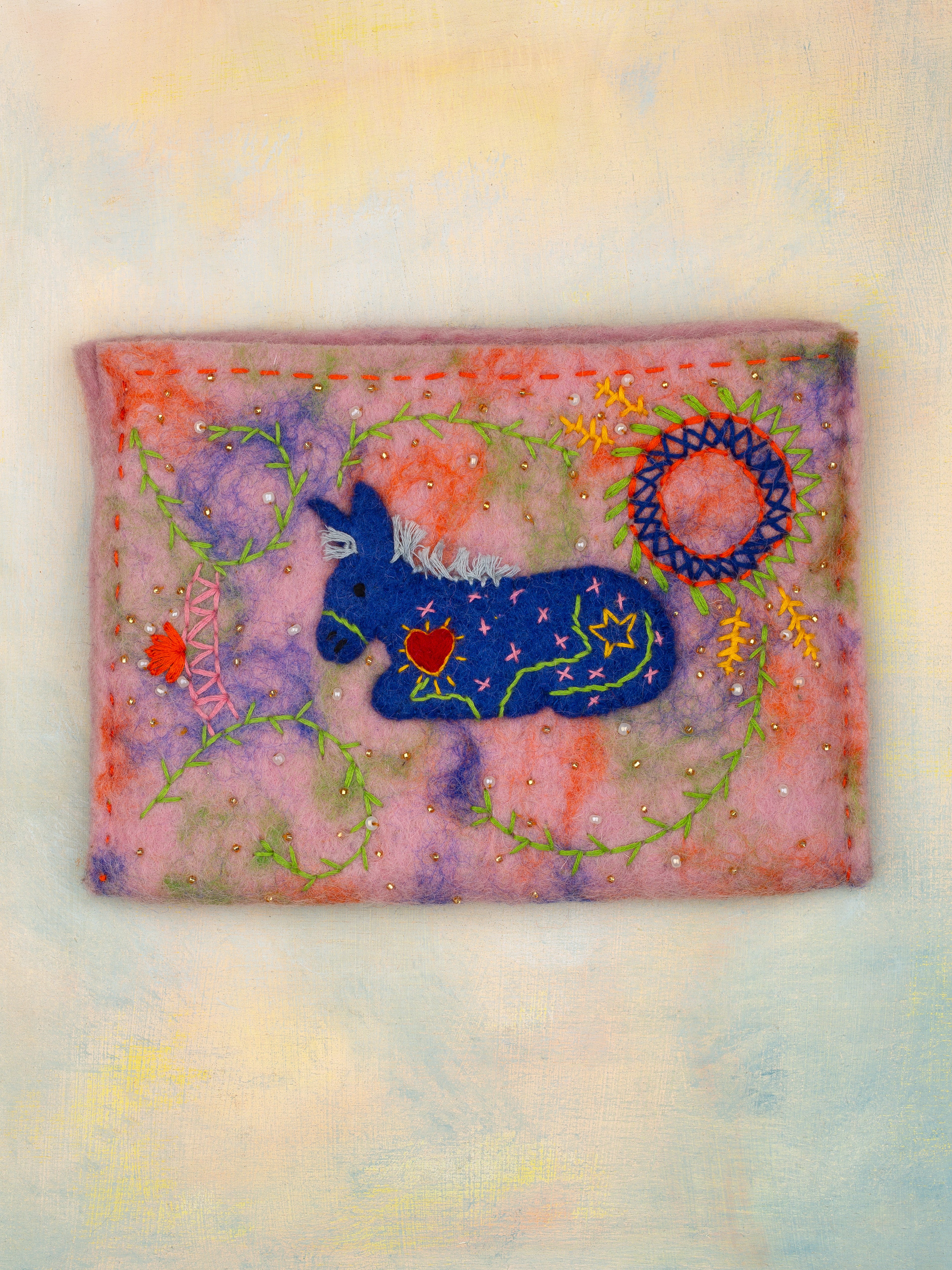 Prudence The Donkey Jewelry Pouch