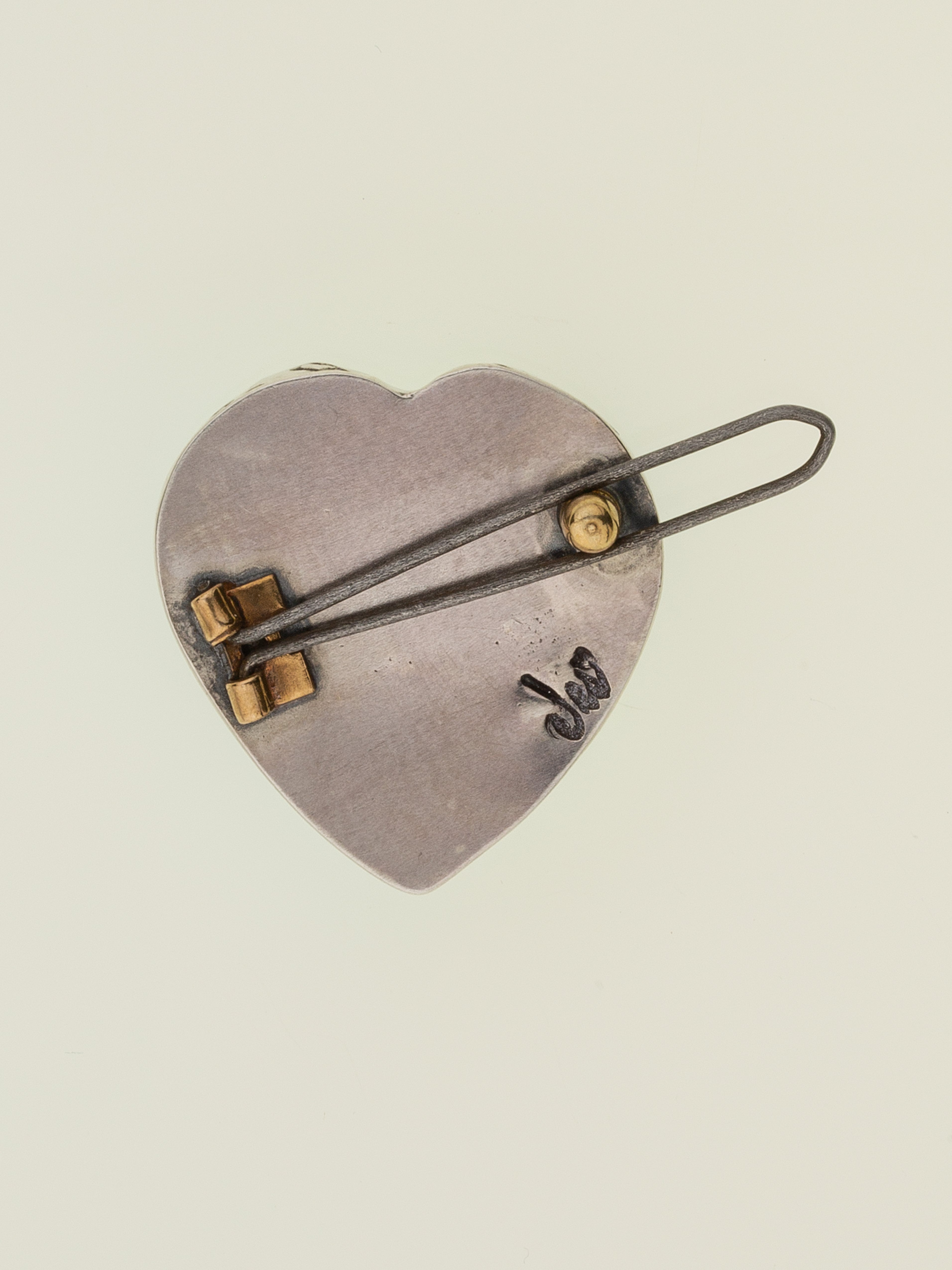 Turquoise Heart Hair Clip