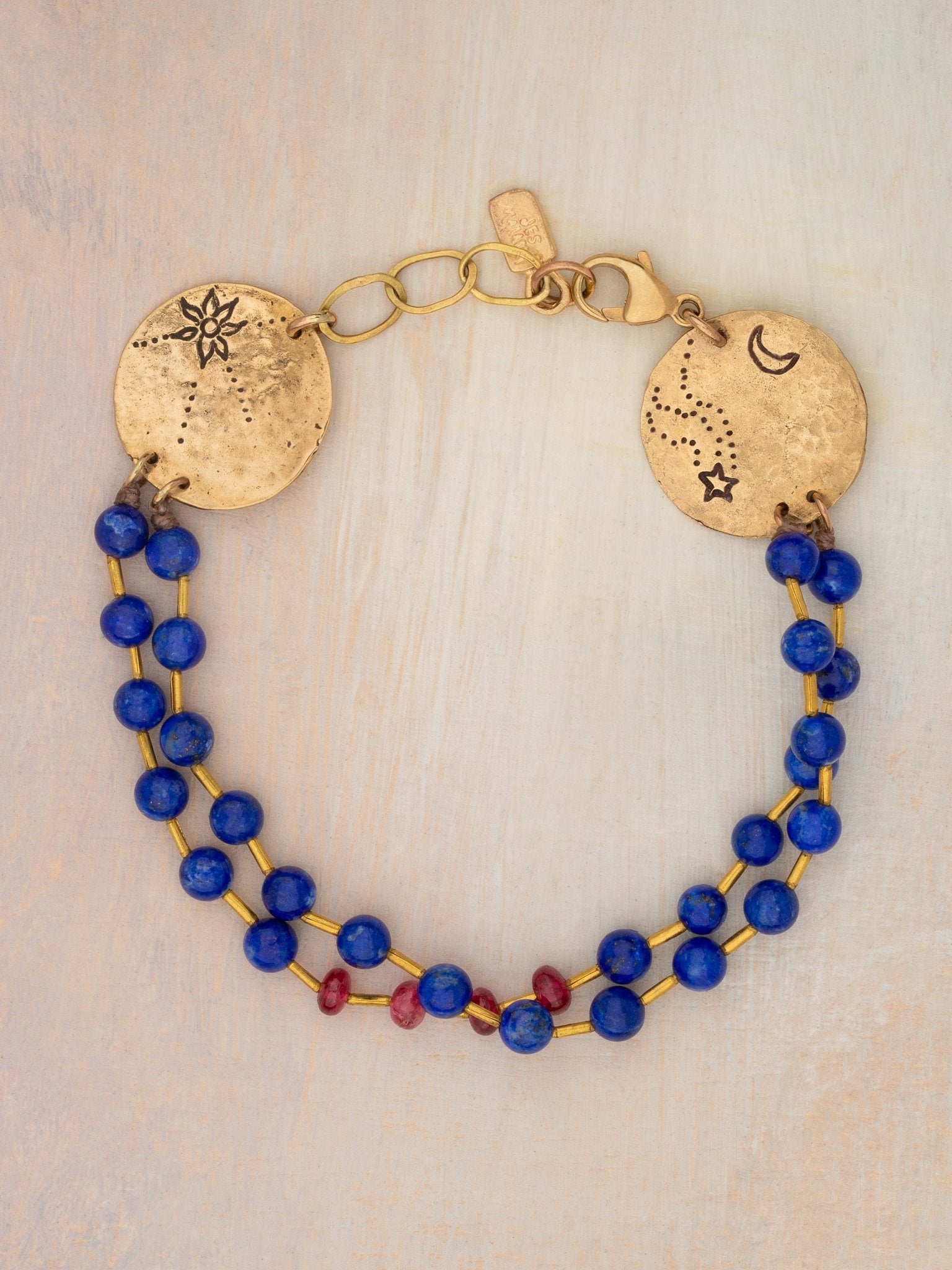 Moonflower Lapis Bracelet — Handmade by Jes MaHarry