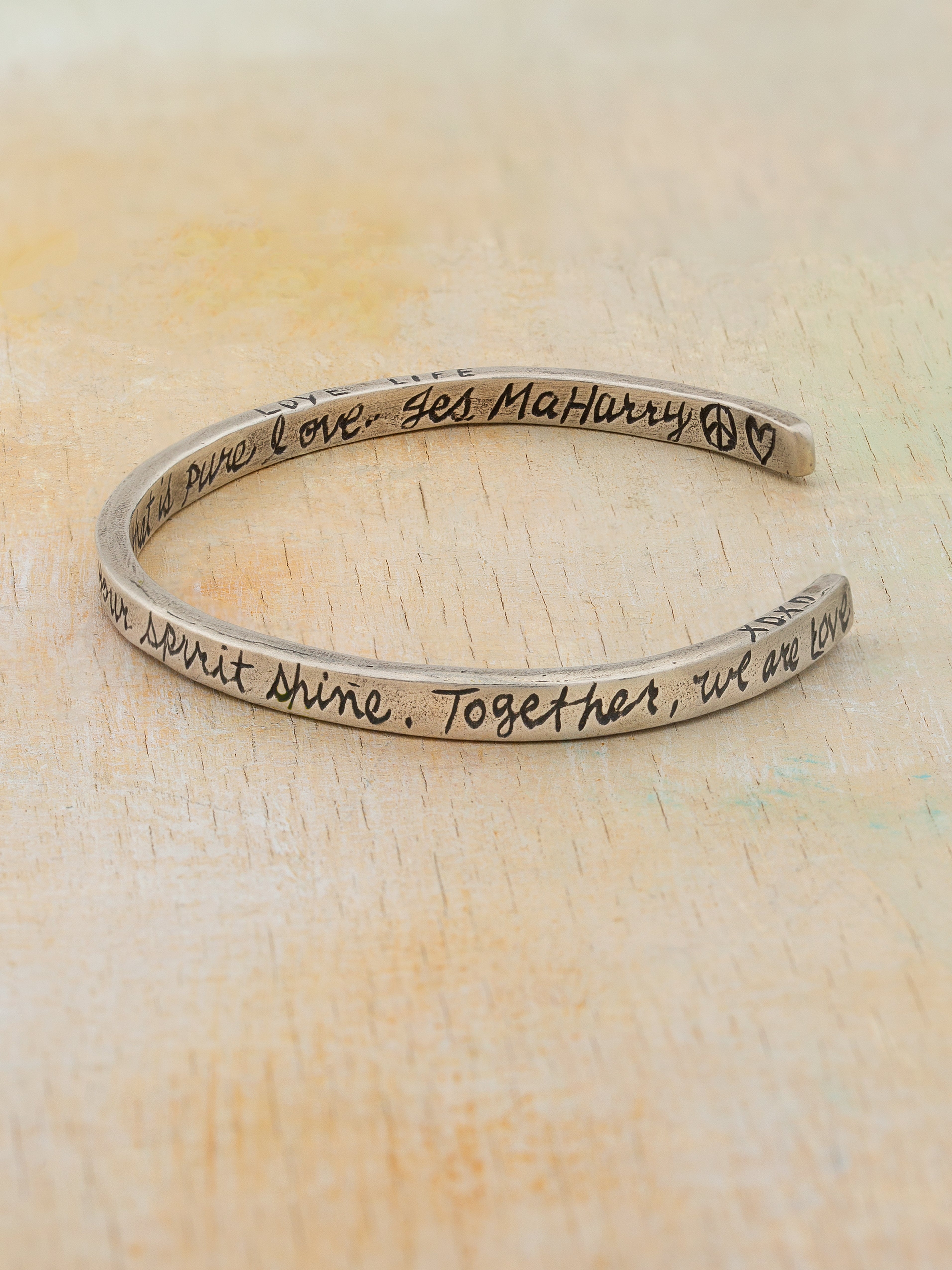 May My Heart Be Full Cuff