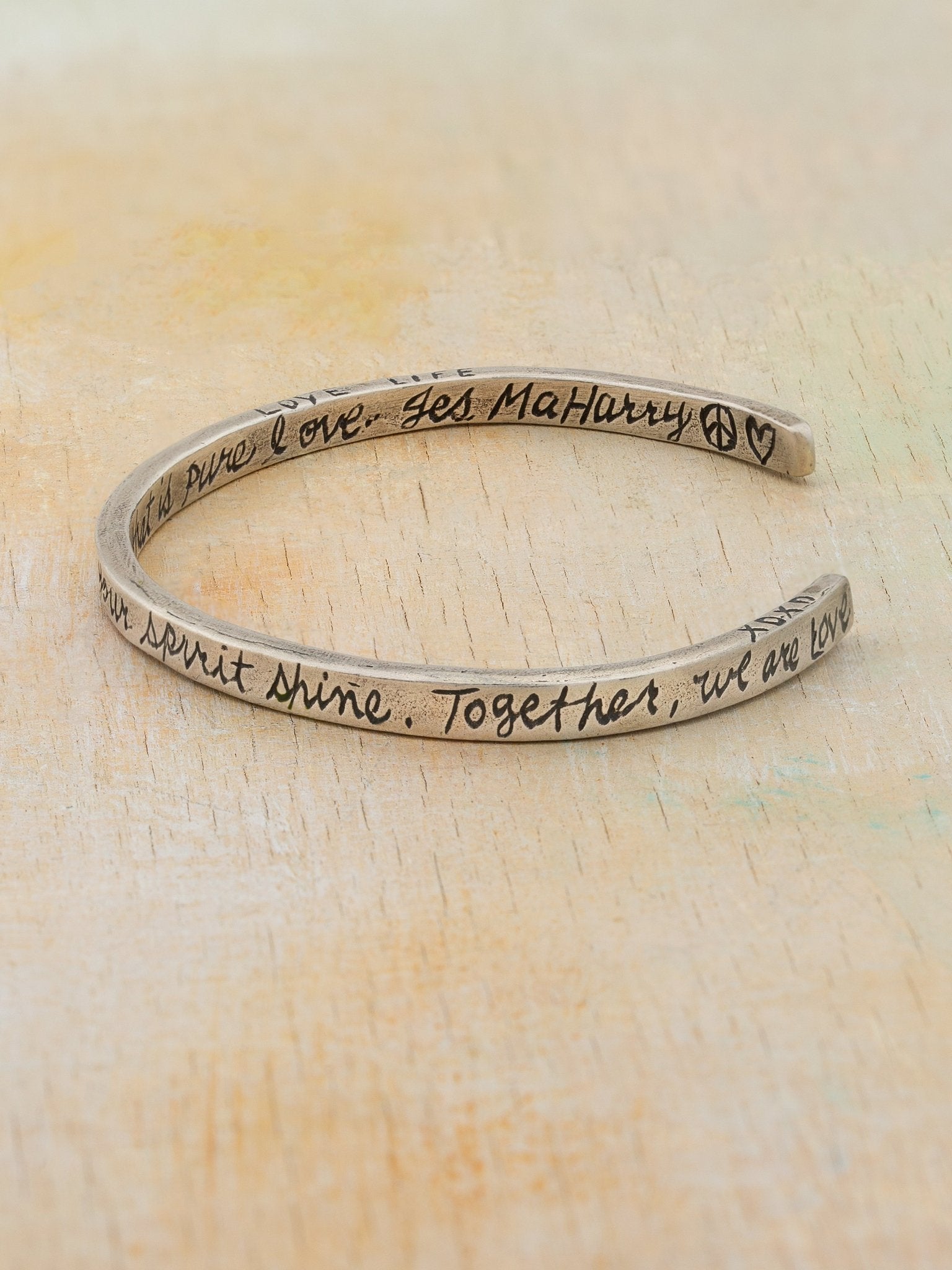 May My Heart Be Full Cuff - Jes MaHarry