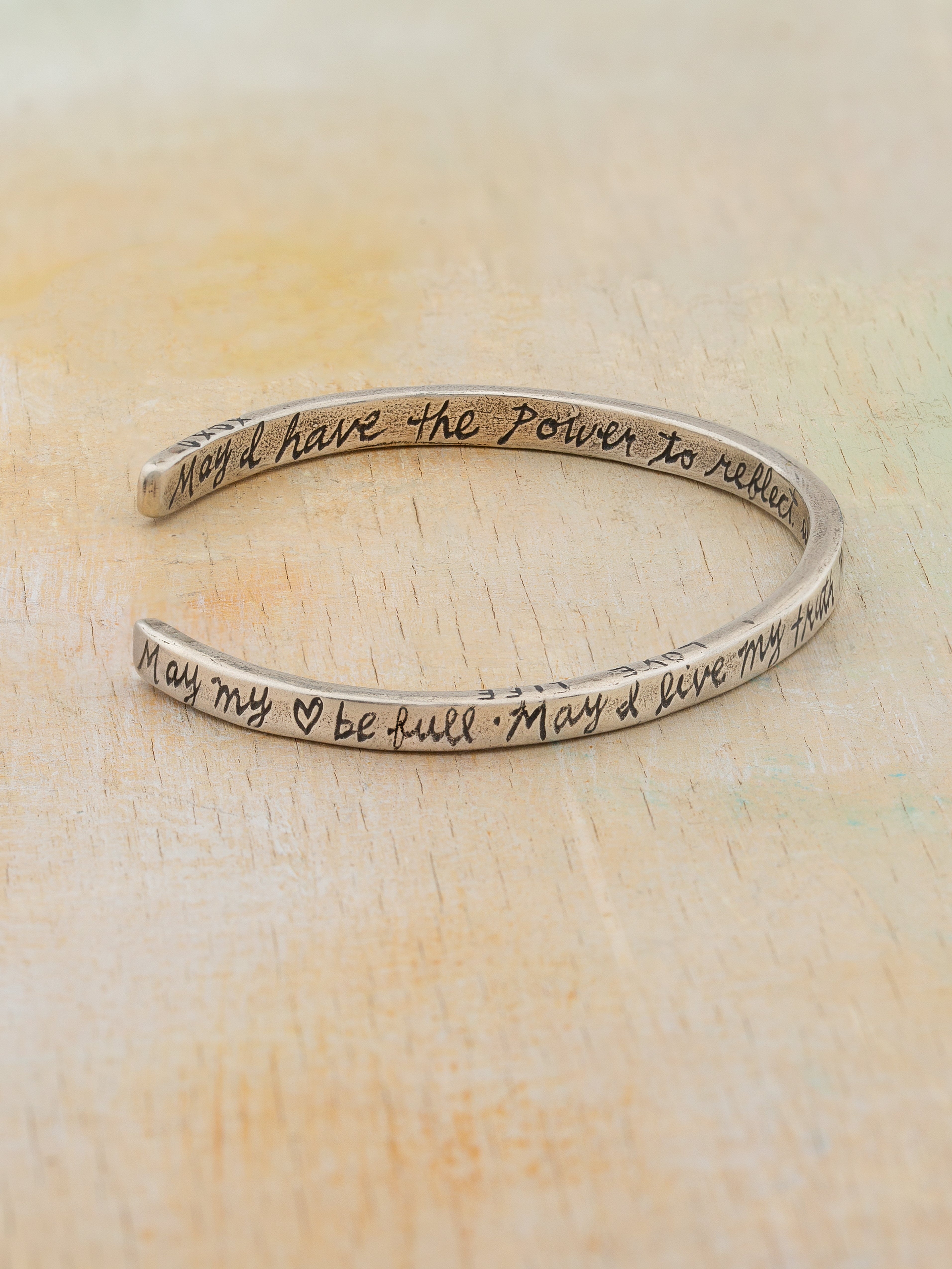 May My Heart Be Full Cuff