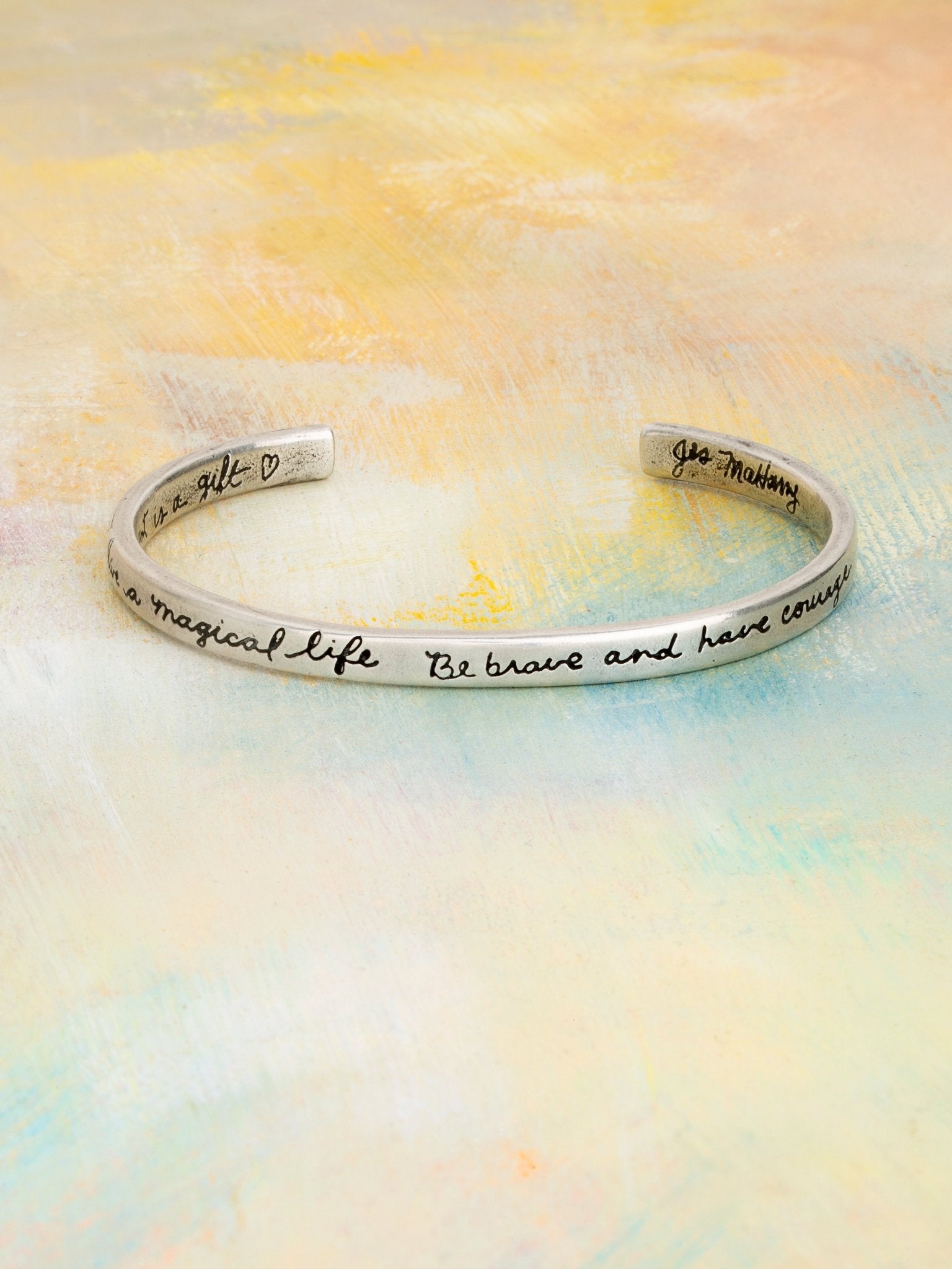 Be Brave Cuff — Handmade by Jes MaHarry