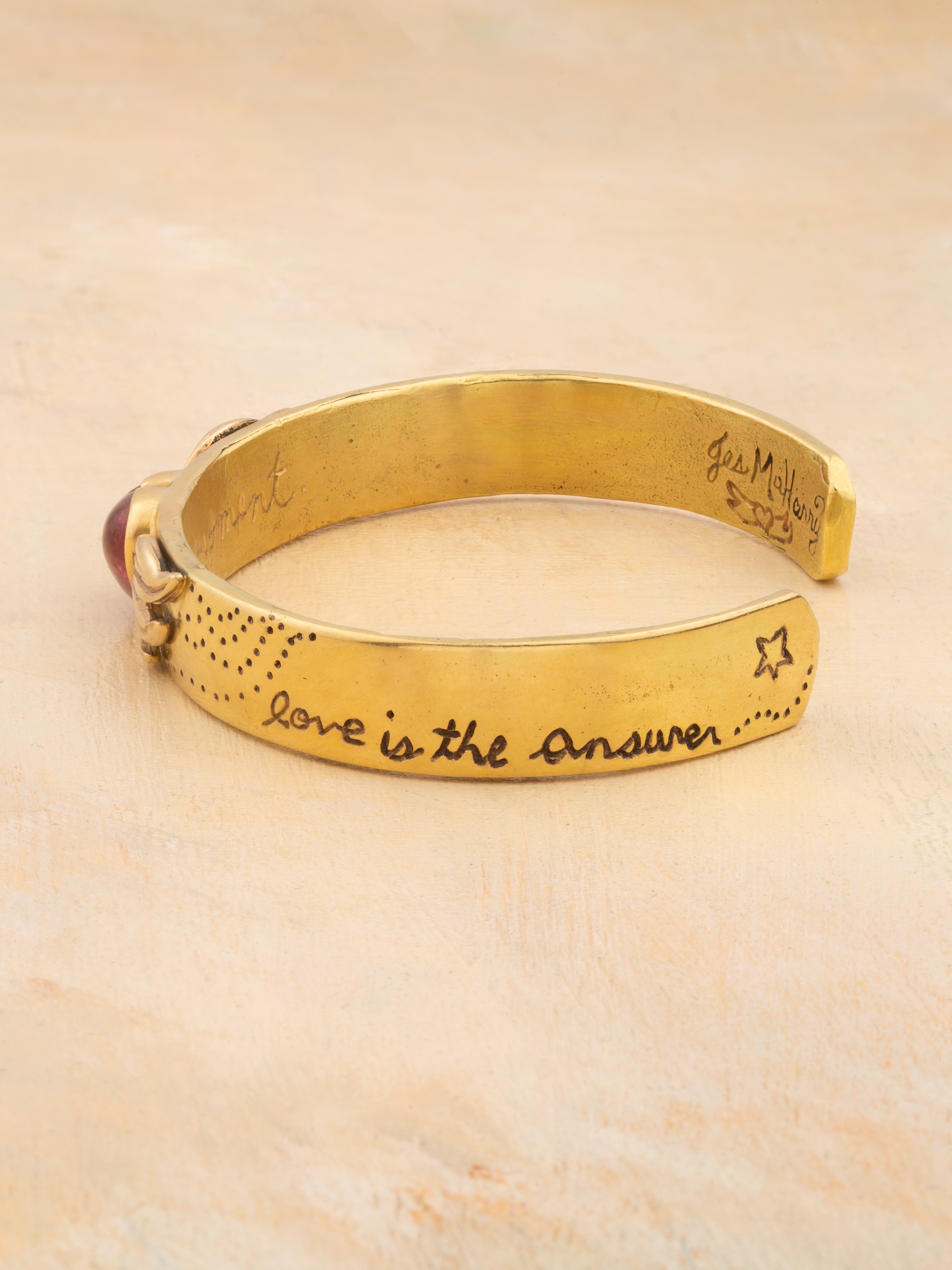 Shine Bright and Love Life Cuff