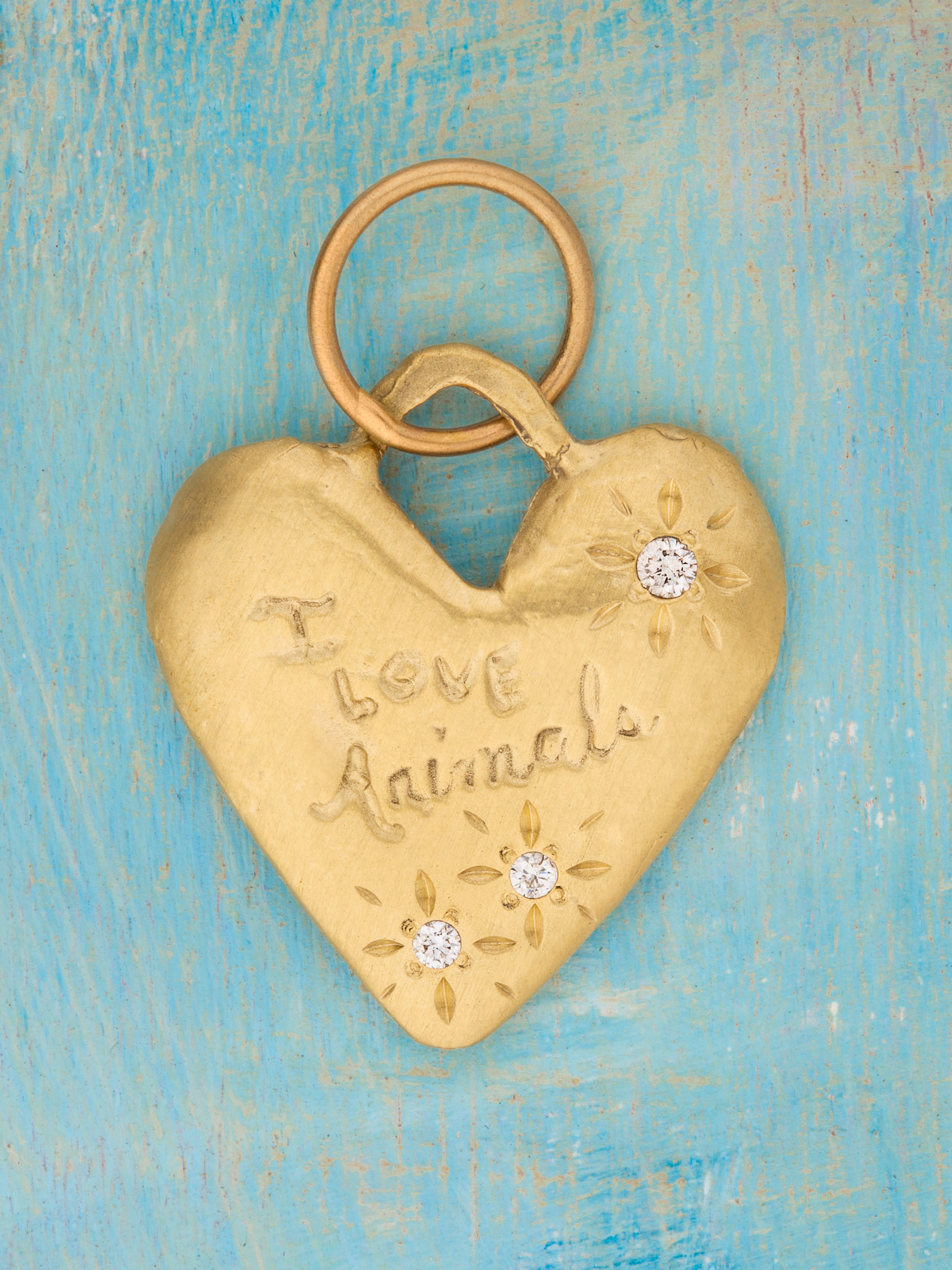 I love Animals Charm