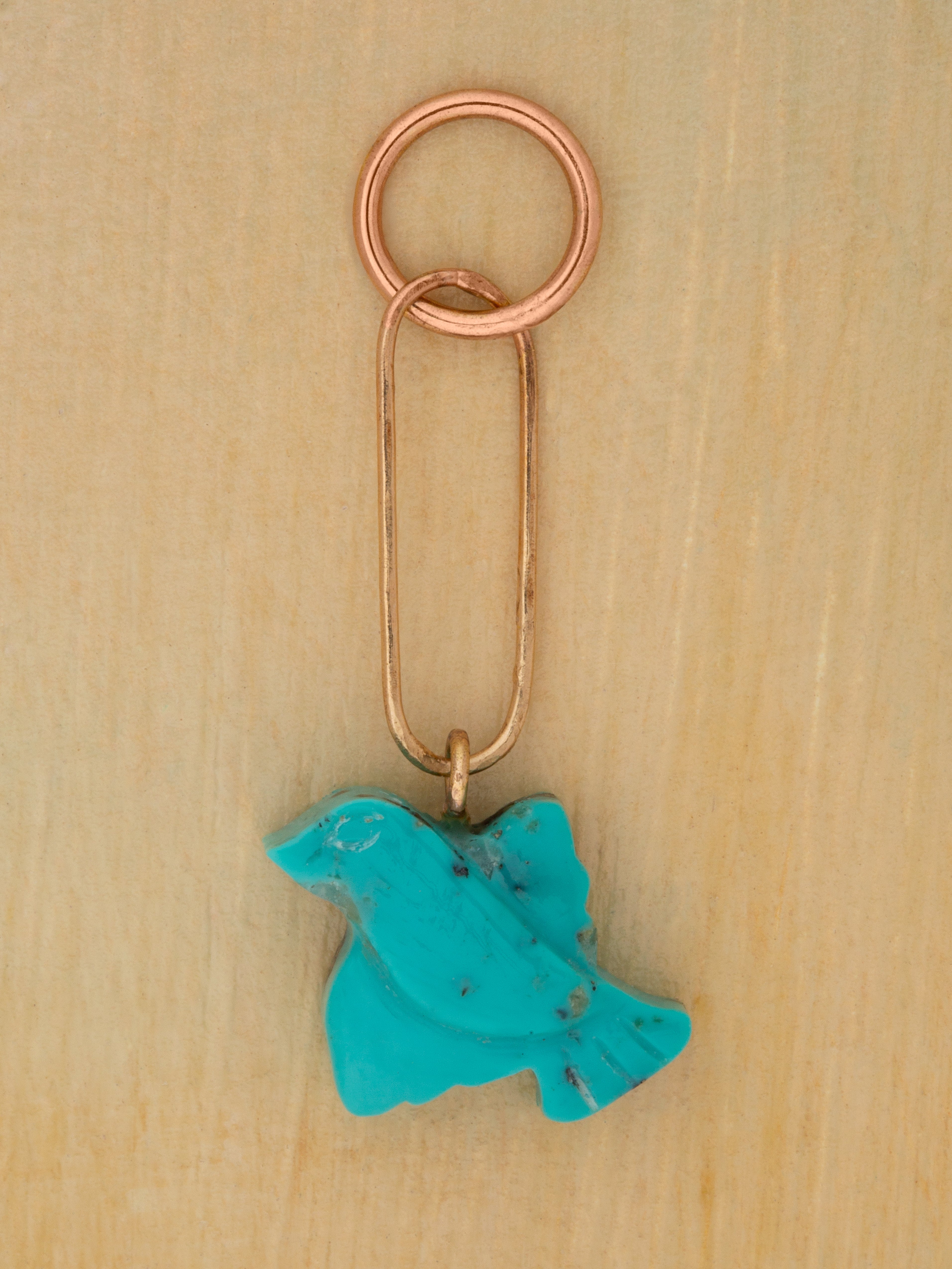 Turquoise Dove Charm