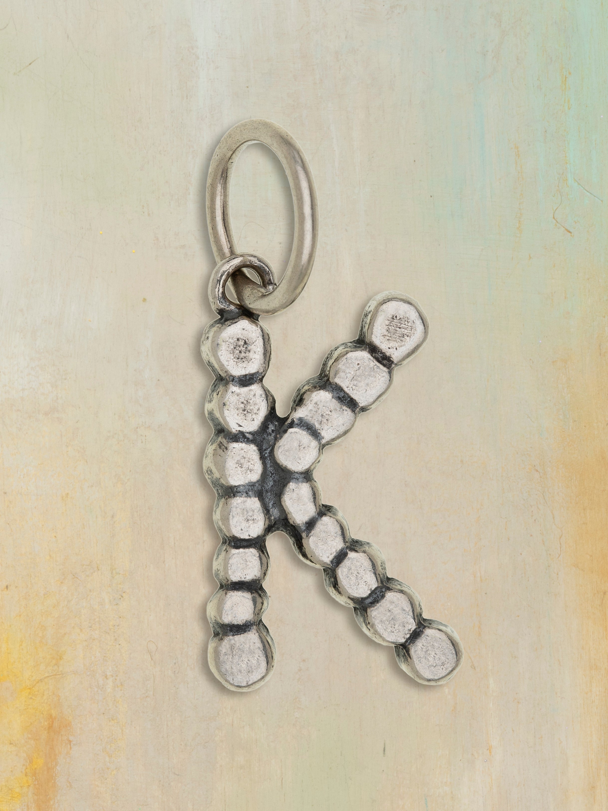Connect The Dot Silver Charm