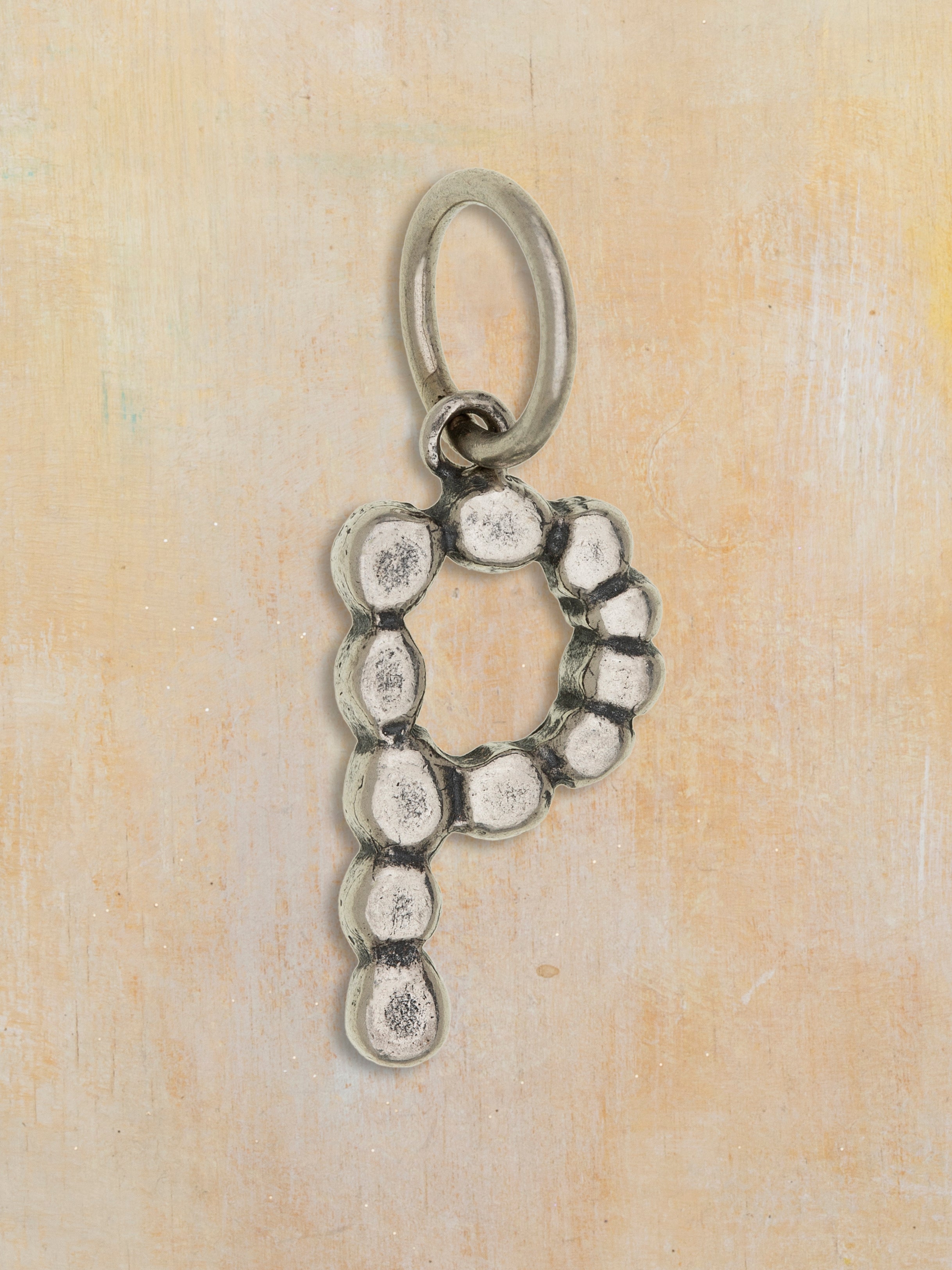 Connect The Dot Silver Charm