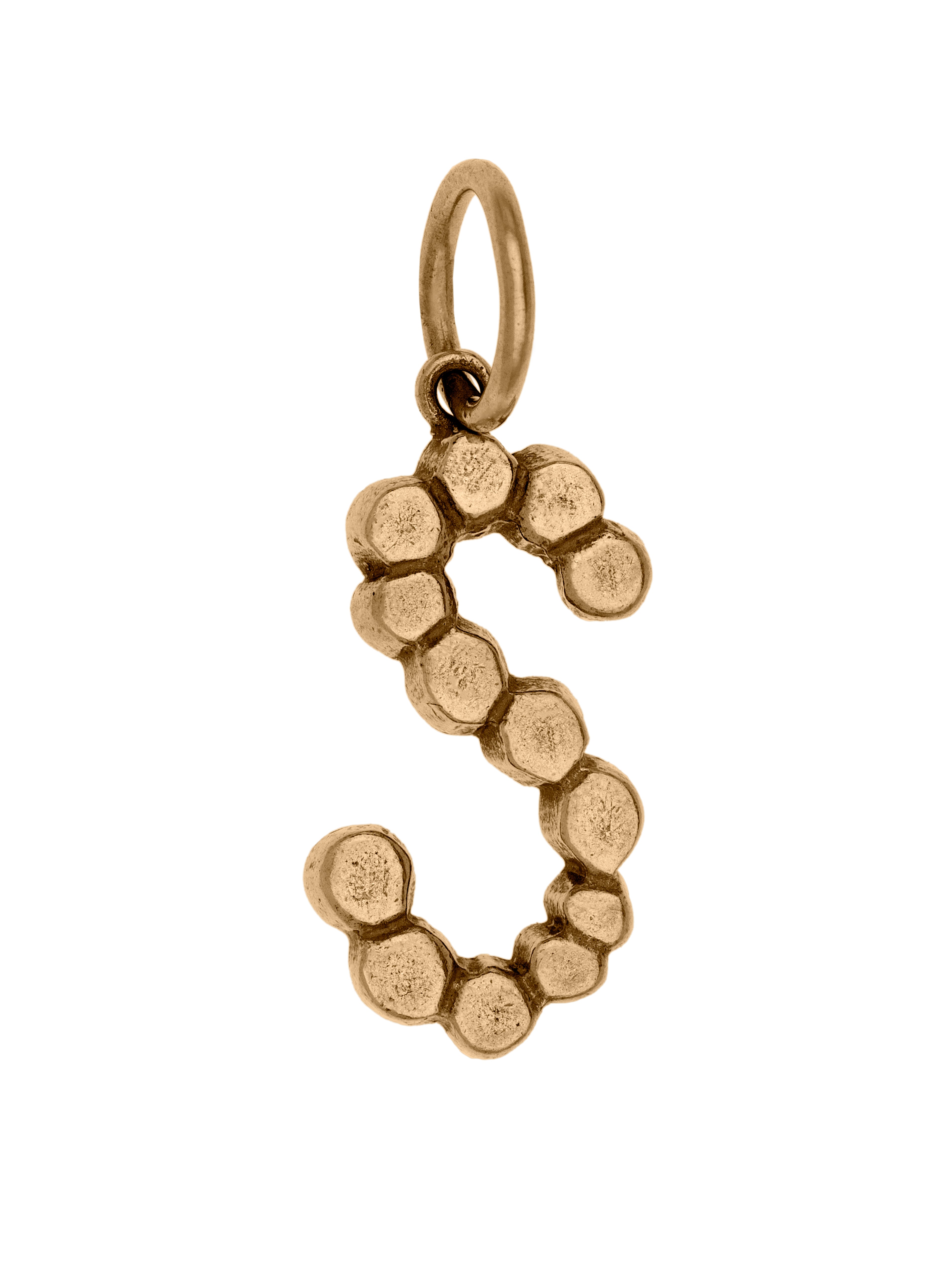 Join The Dots Alphabet Charms 14k Yellow Gold