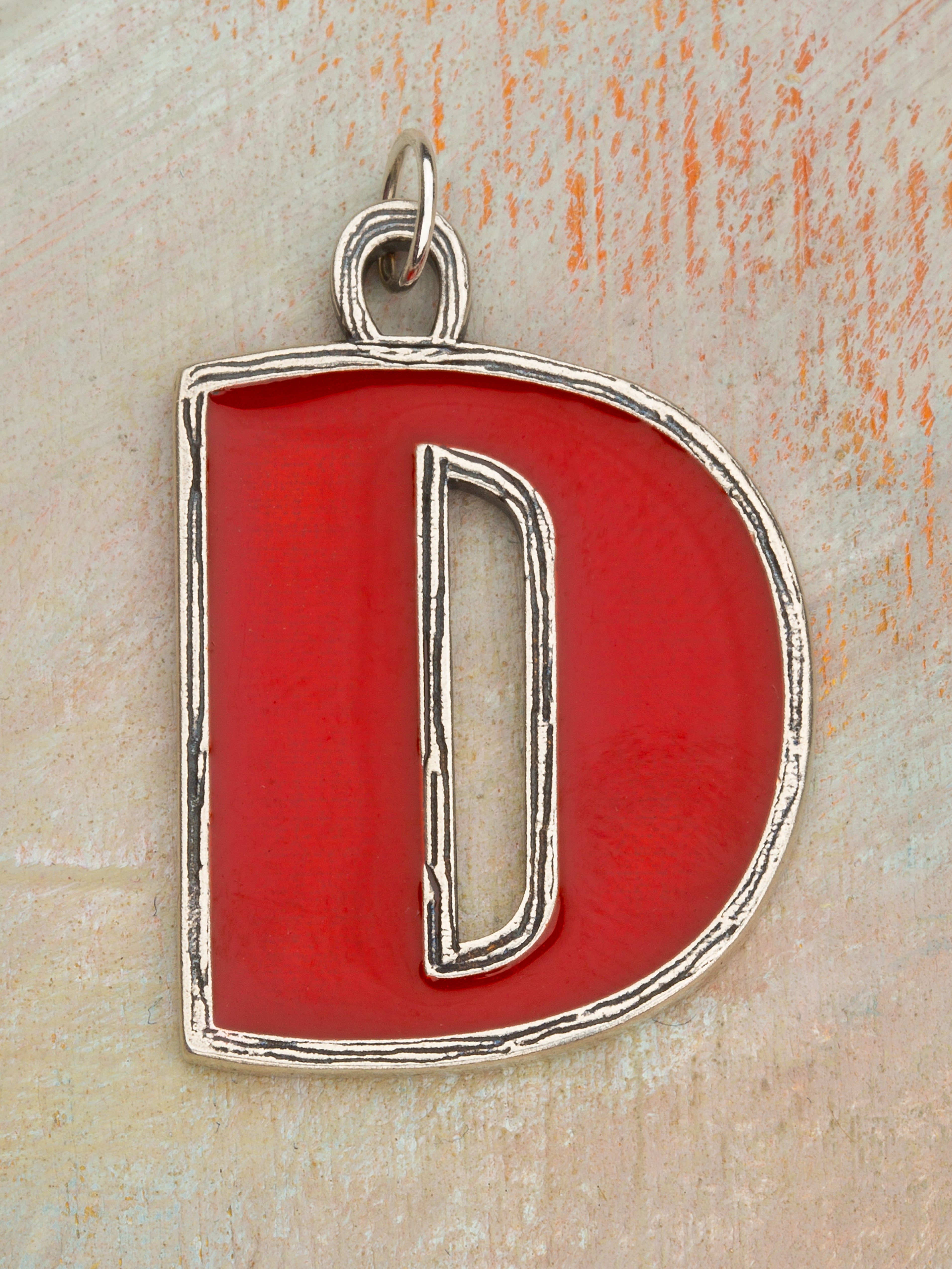 Red Enamel Charm