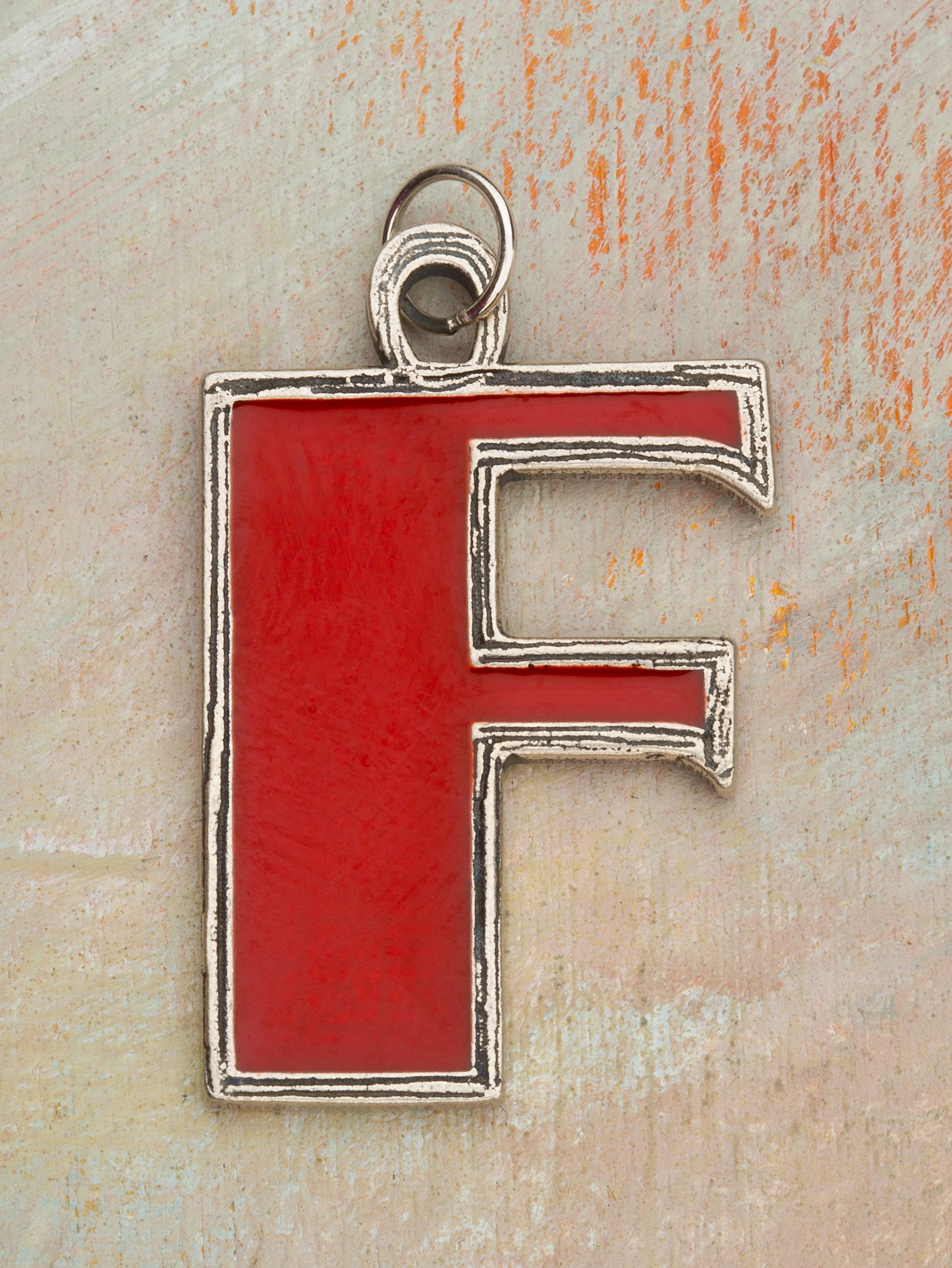 Red Enamel Charm