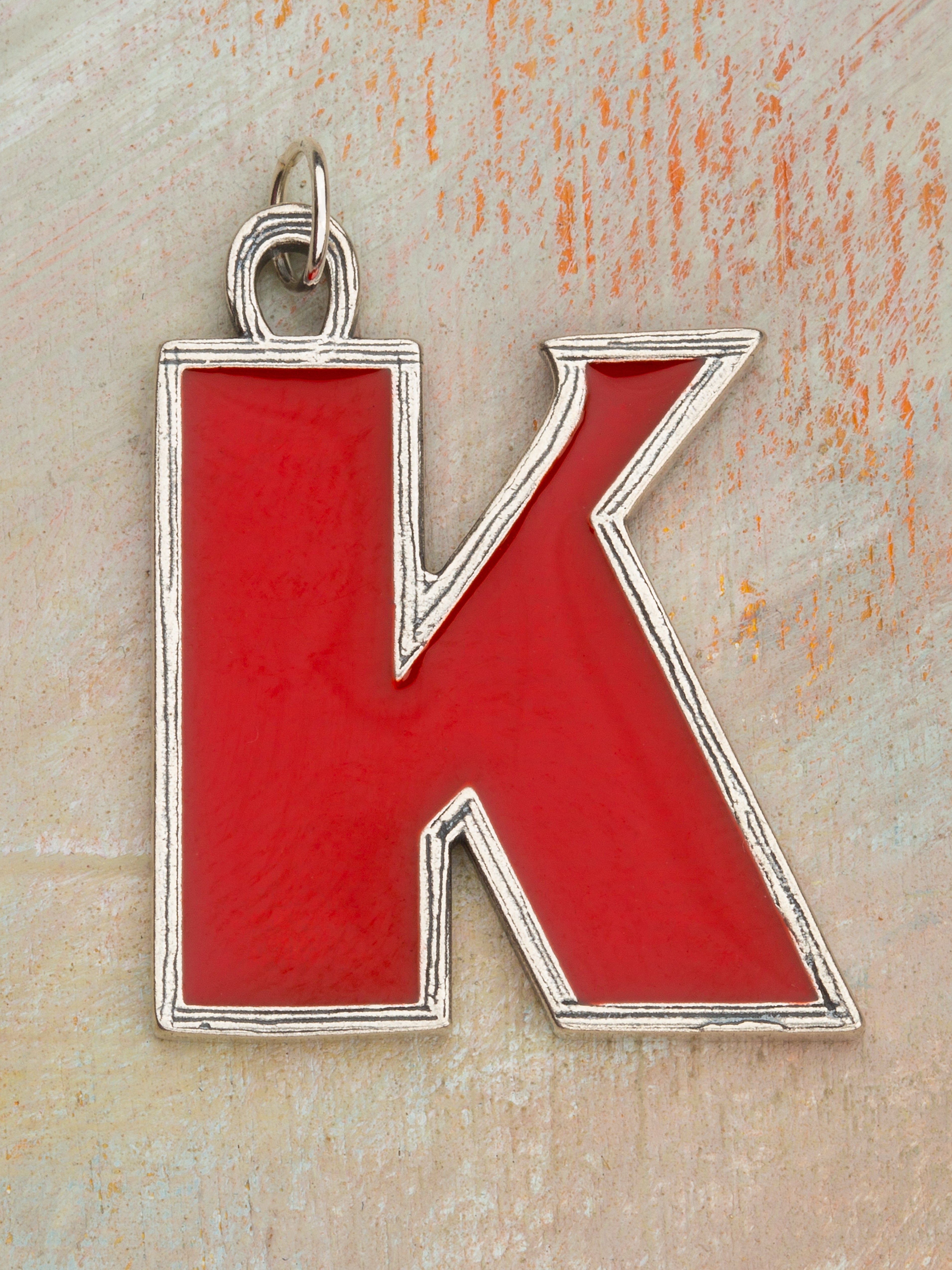 Red Enamel Charm