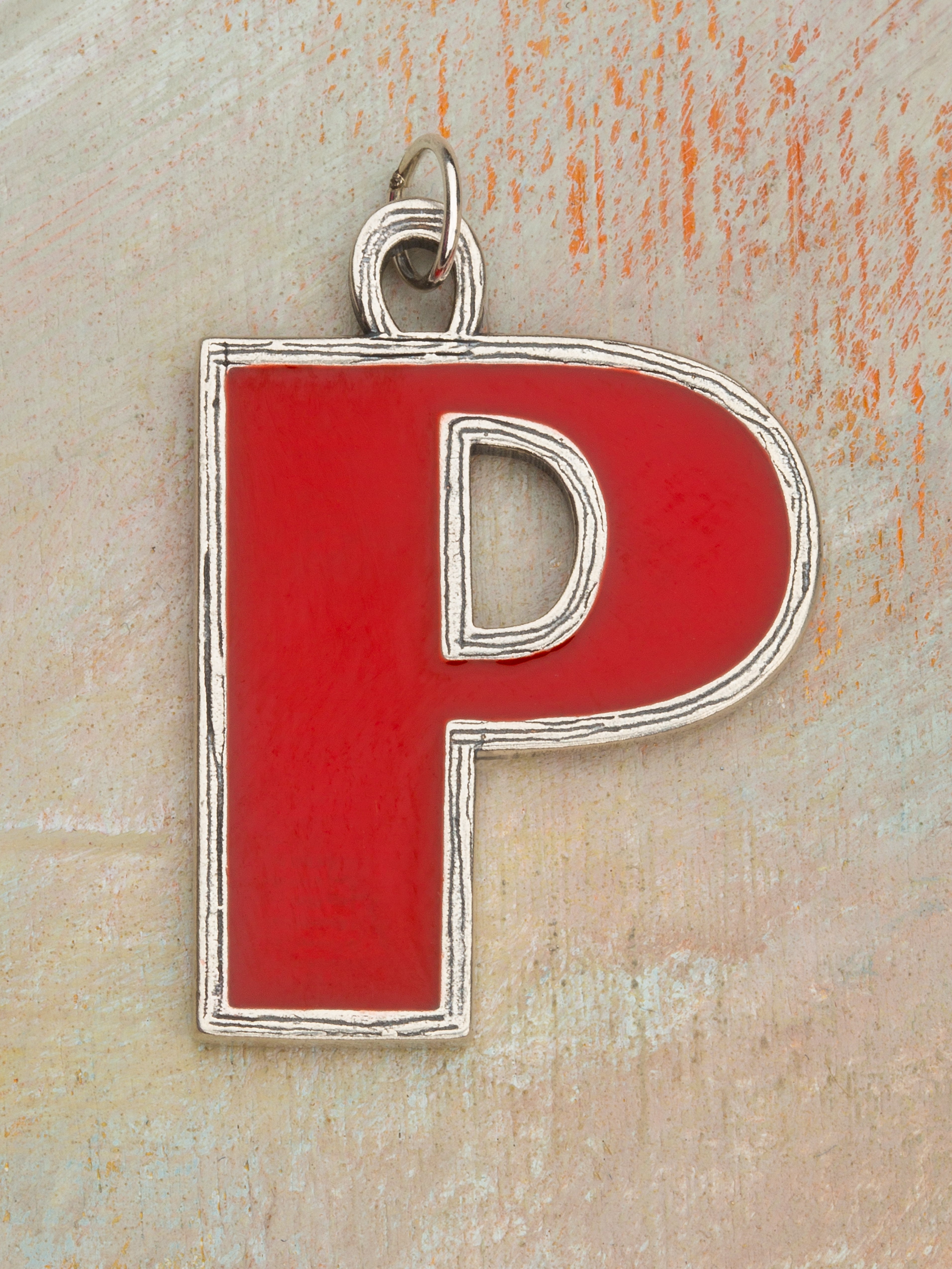 Red Enamel Charm