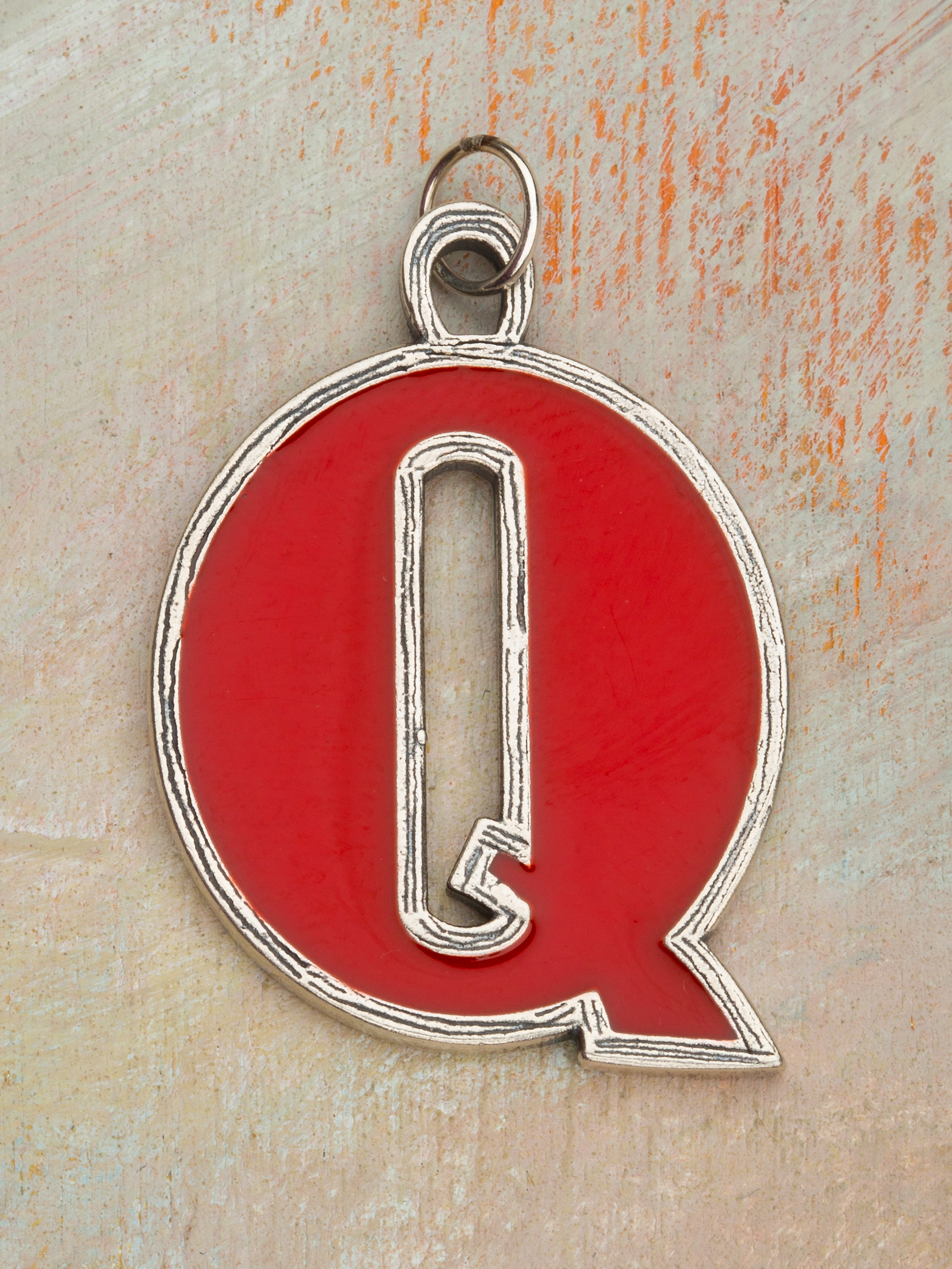 Red Enamel Charm