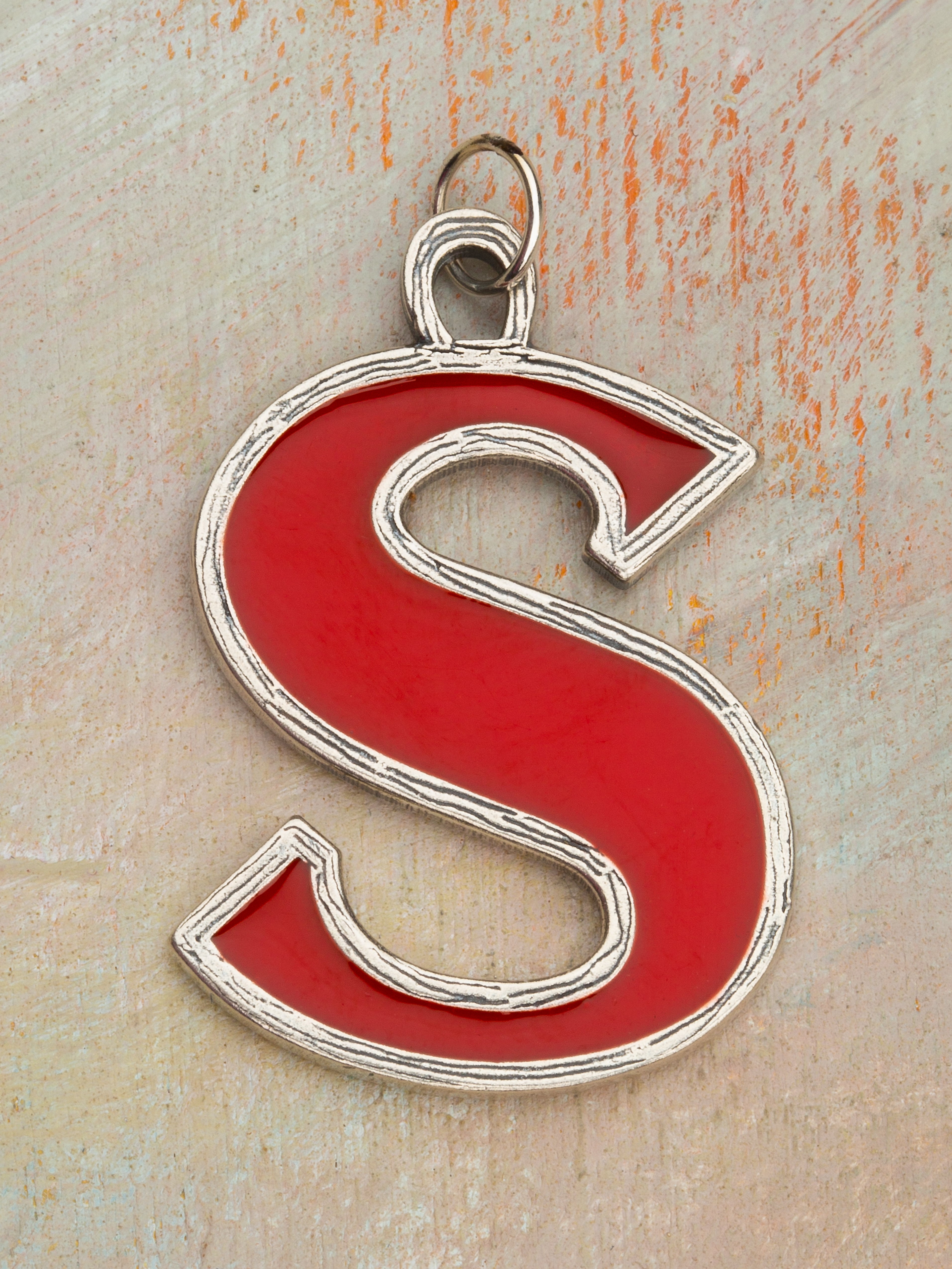 Red Enamel Charm