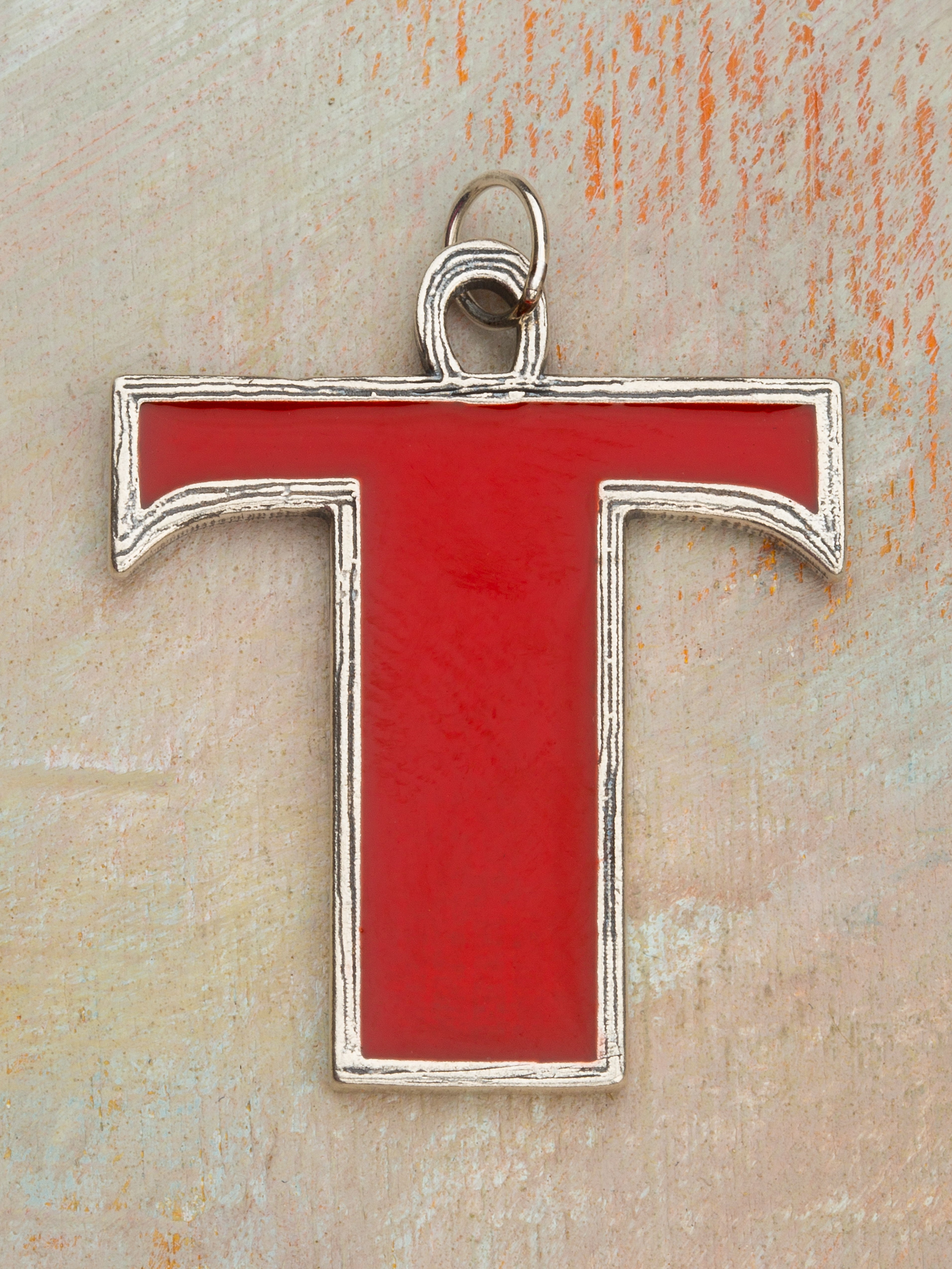 Red Enamel Charm