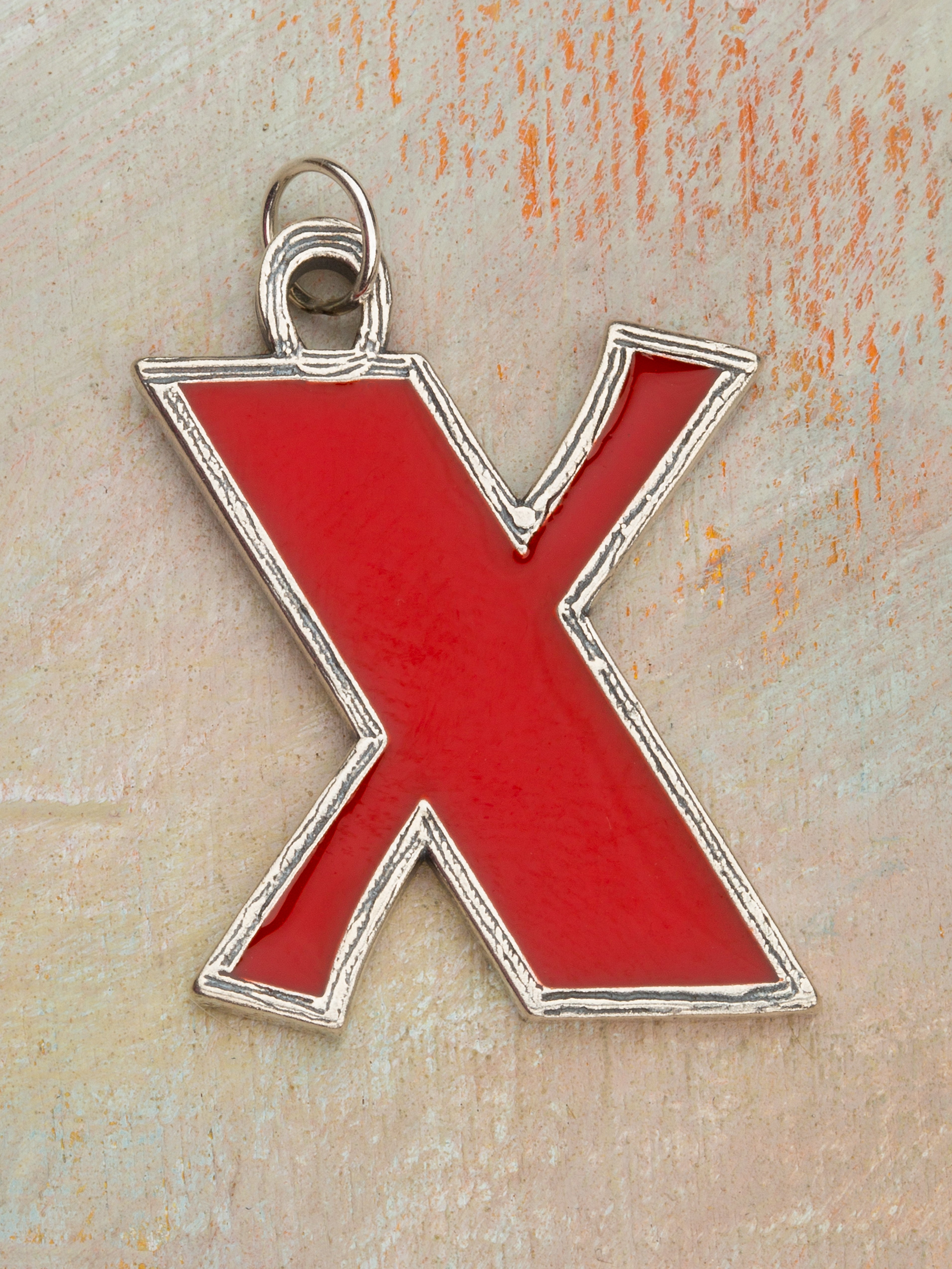Red Enamel Charm