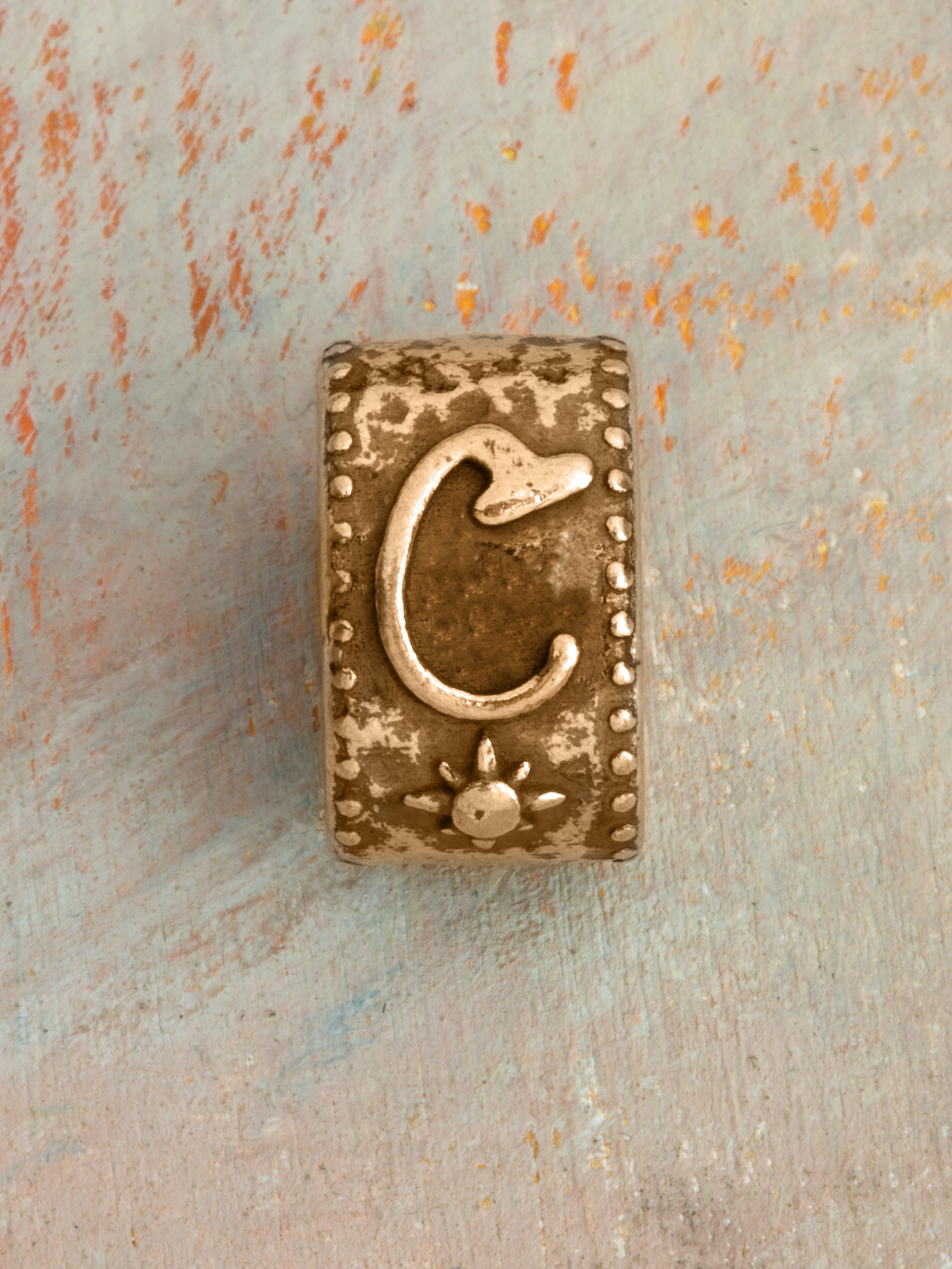 Initial Talismans Charm 14k Yellow Gold