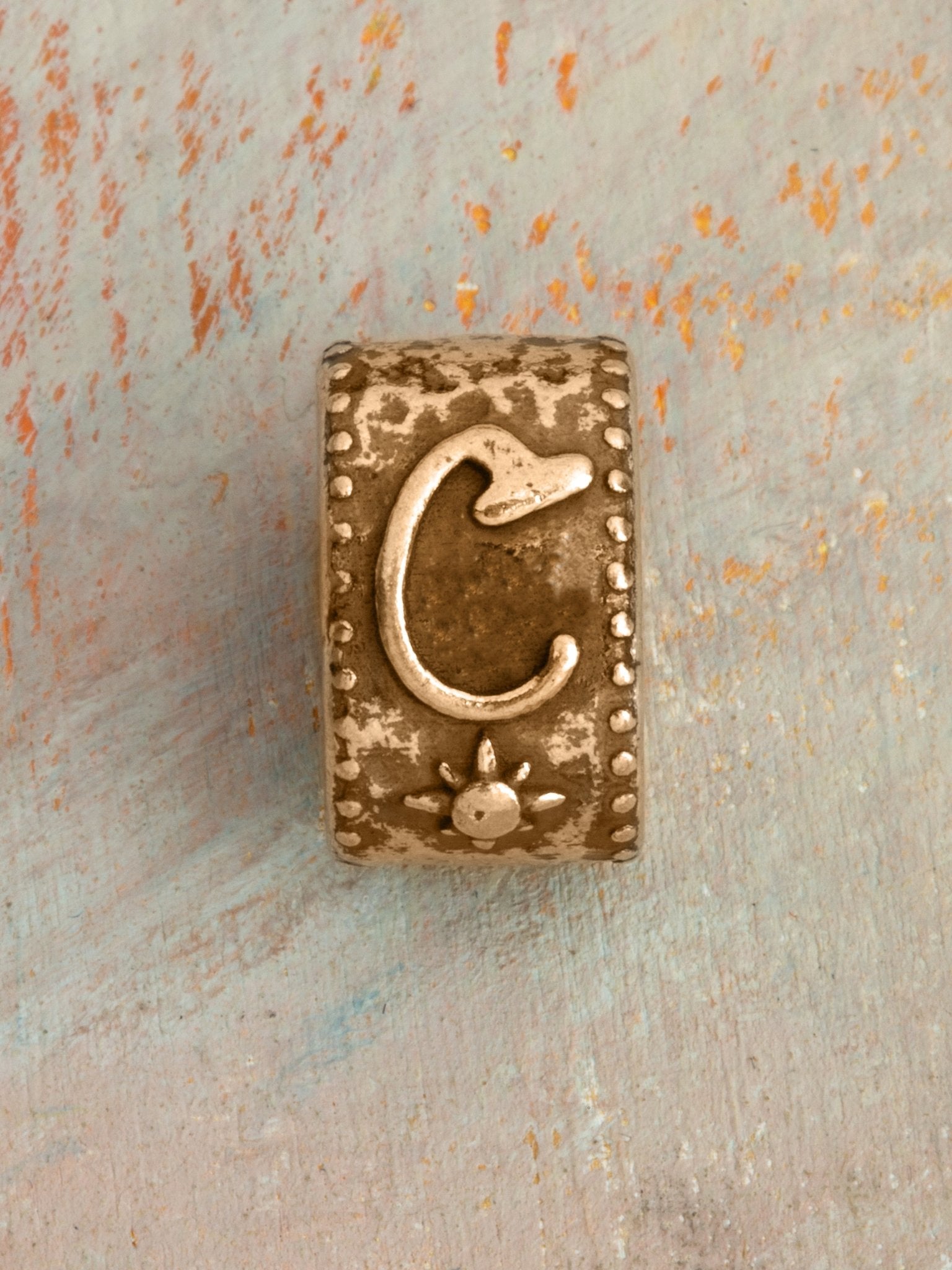 Initial Talismans Charm 14k Yellow Gold - Jes MaHarry