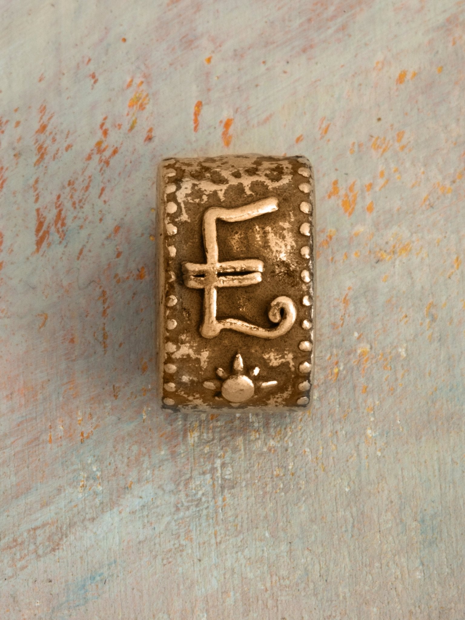 Initial Talismans Charm 14k Yellow Gold - Jes MaHarry