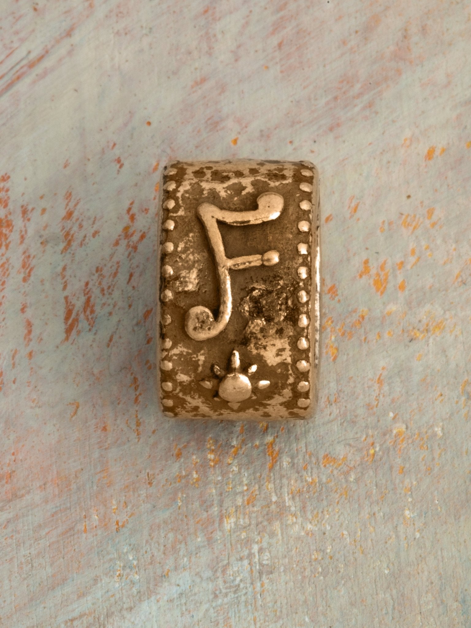 Initial Talismans Charm 14k Yellow Gold - Jes MaHarry