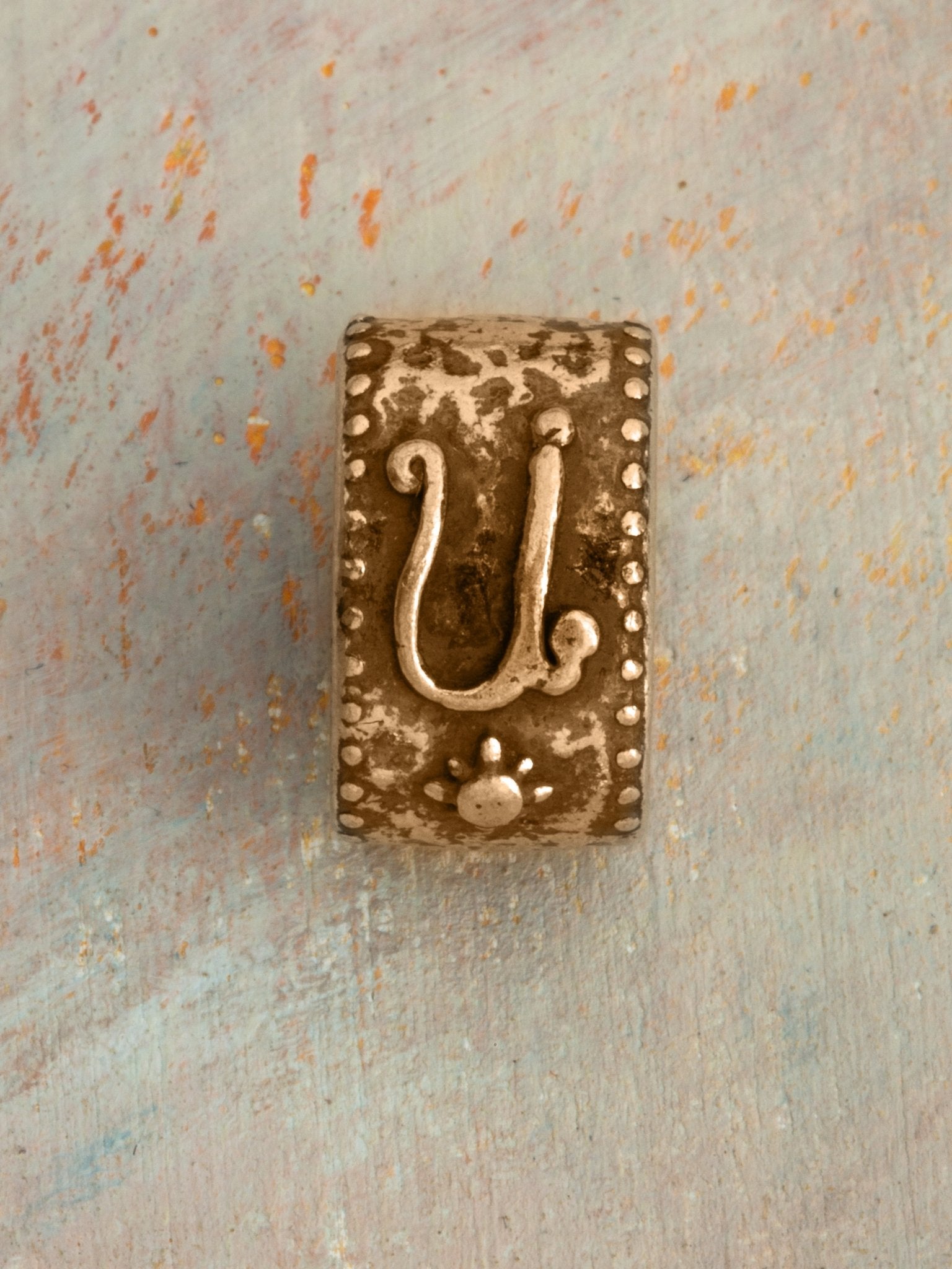 Initial Talismans Charm 14k Yellow Gold - Jes MaHarry