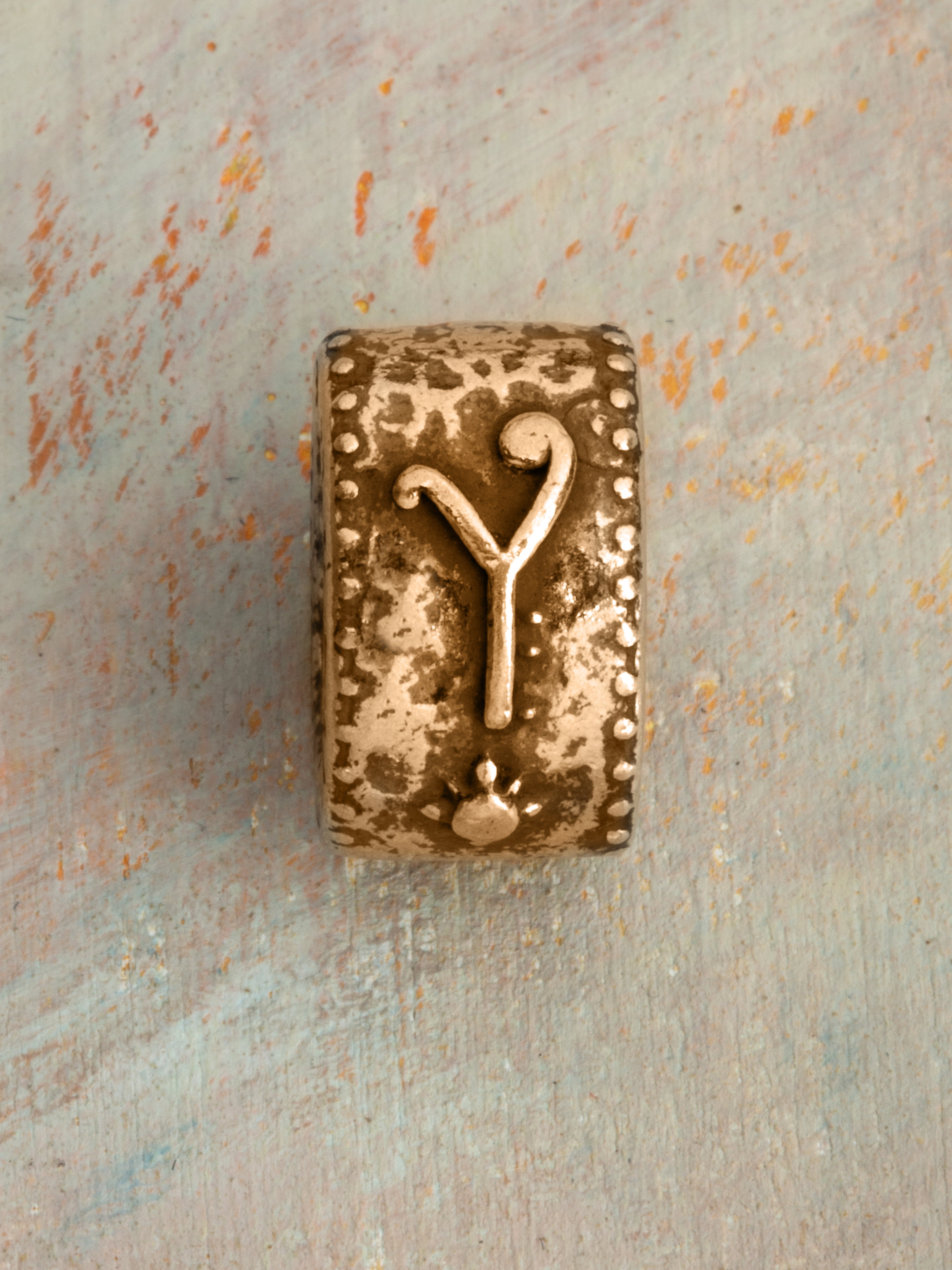 Initial Talismans Charm 14k Yellow Gold