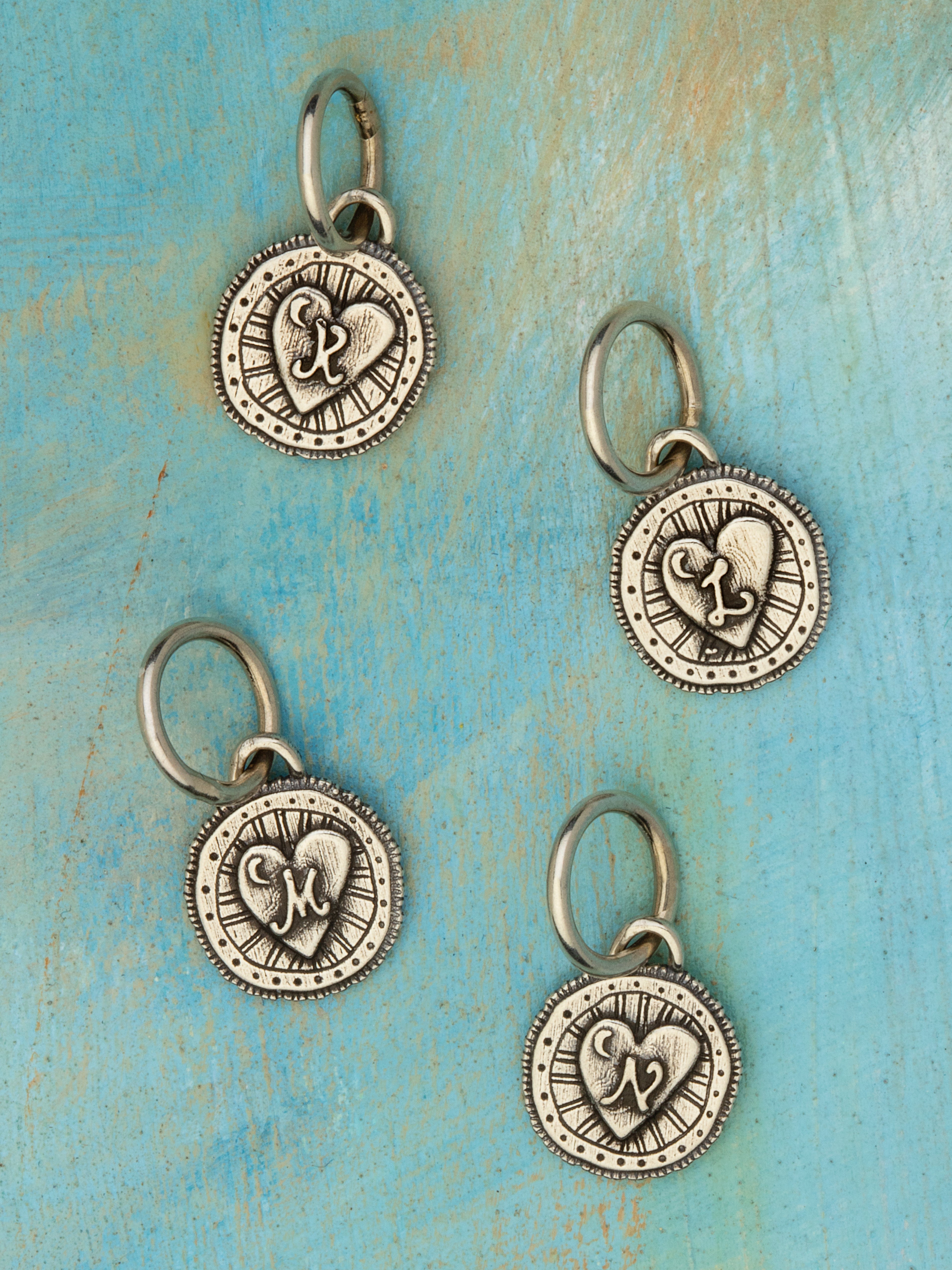 Silver Alphabet Charm