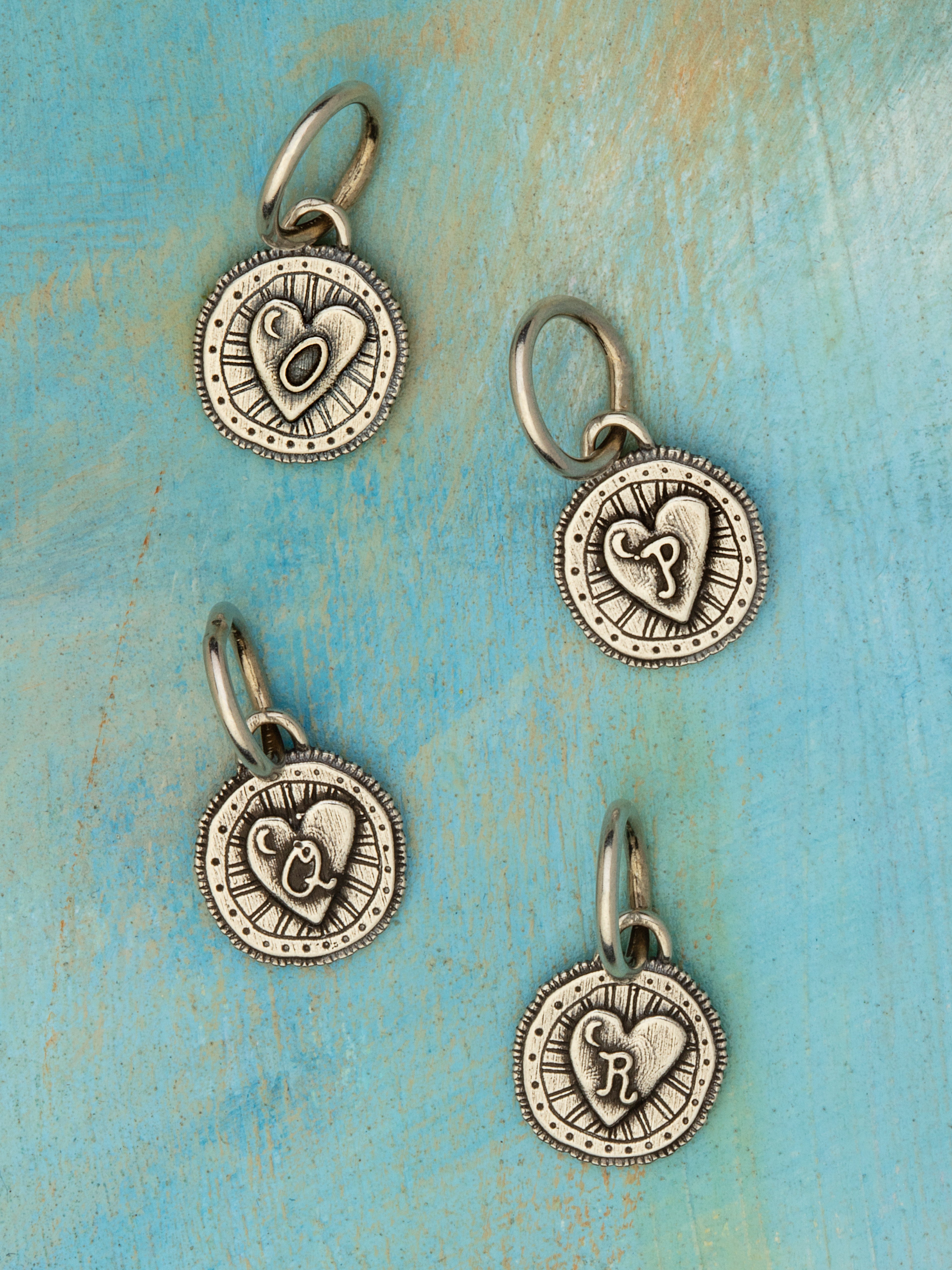 Silver Alphabet Charm