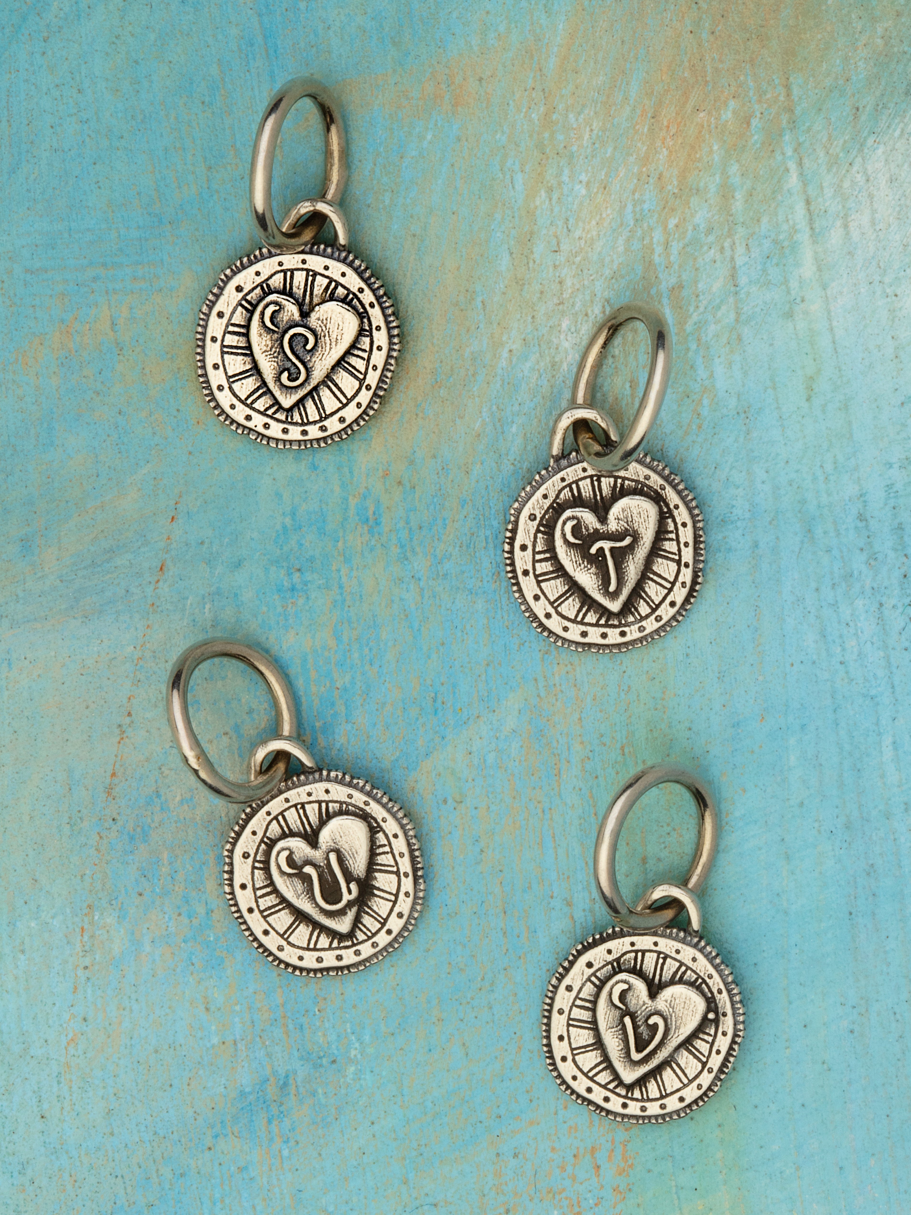 Silver Alphabet Charm