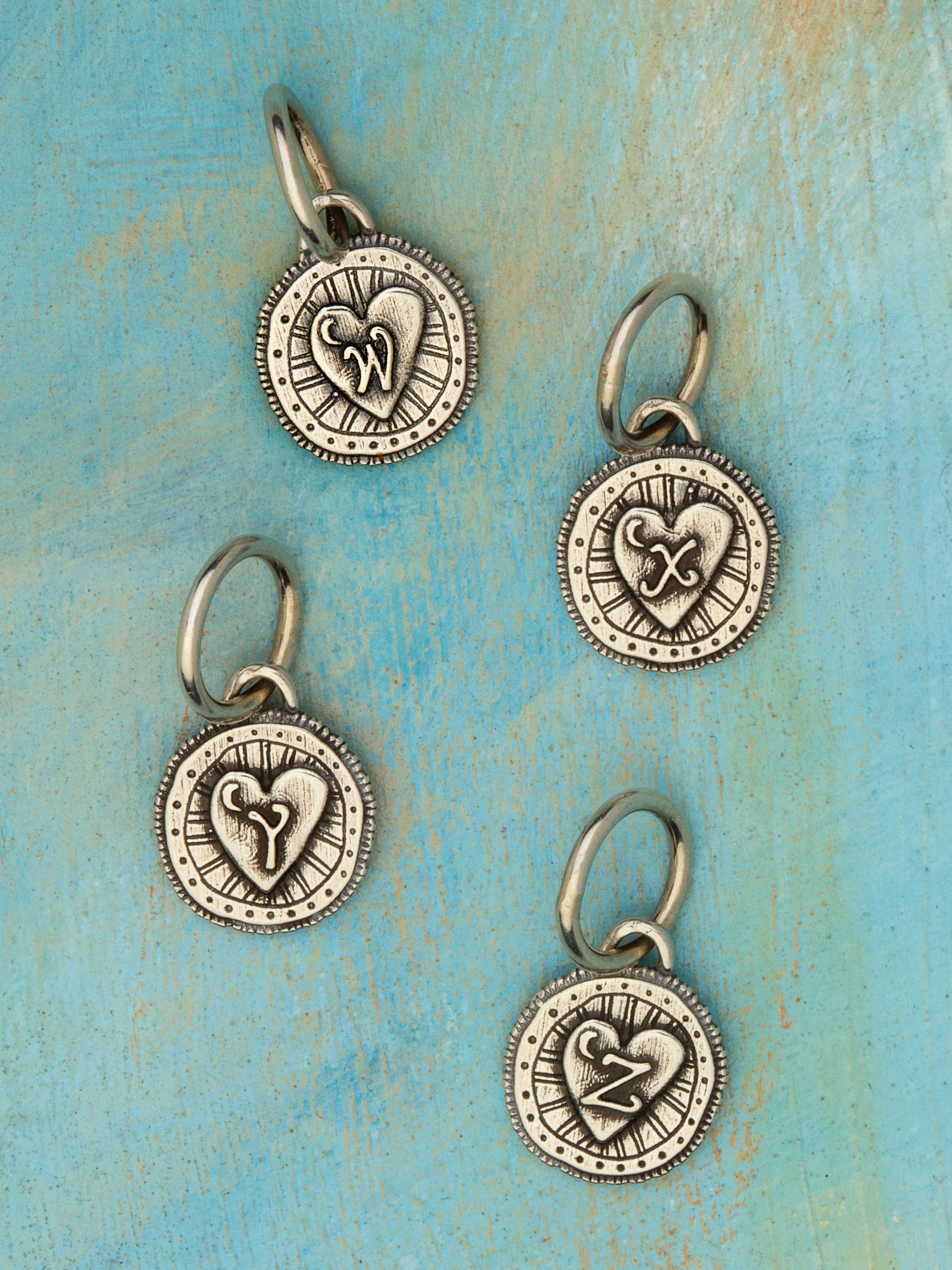 Silver Alphabet Charm