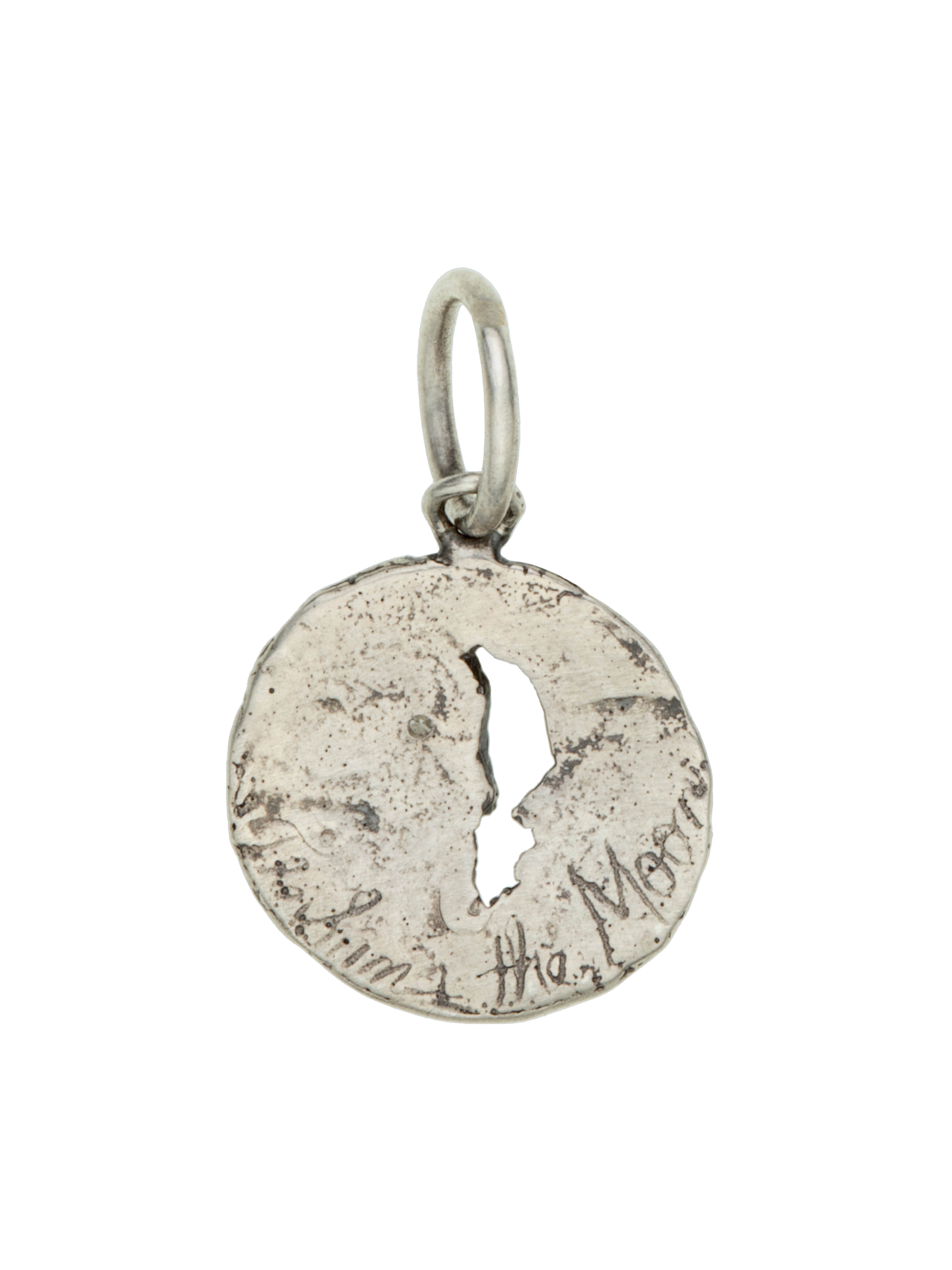 Sol & Luna Charm In Sterling Silver