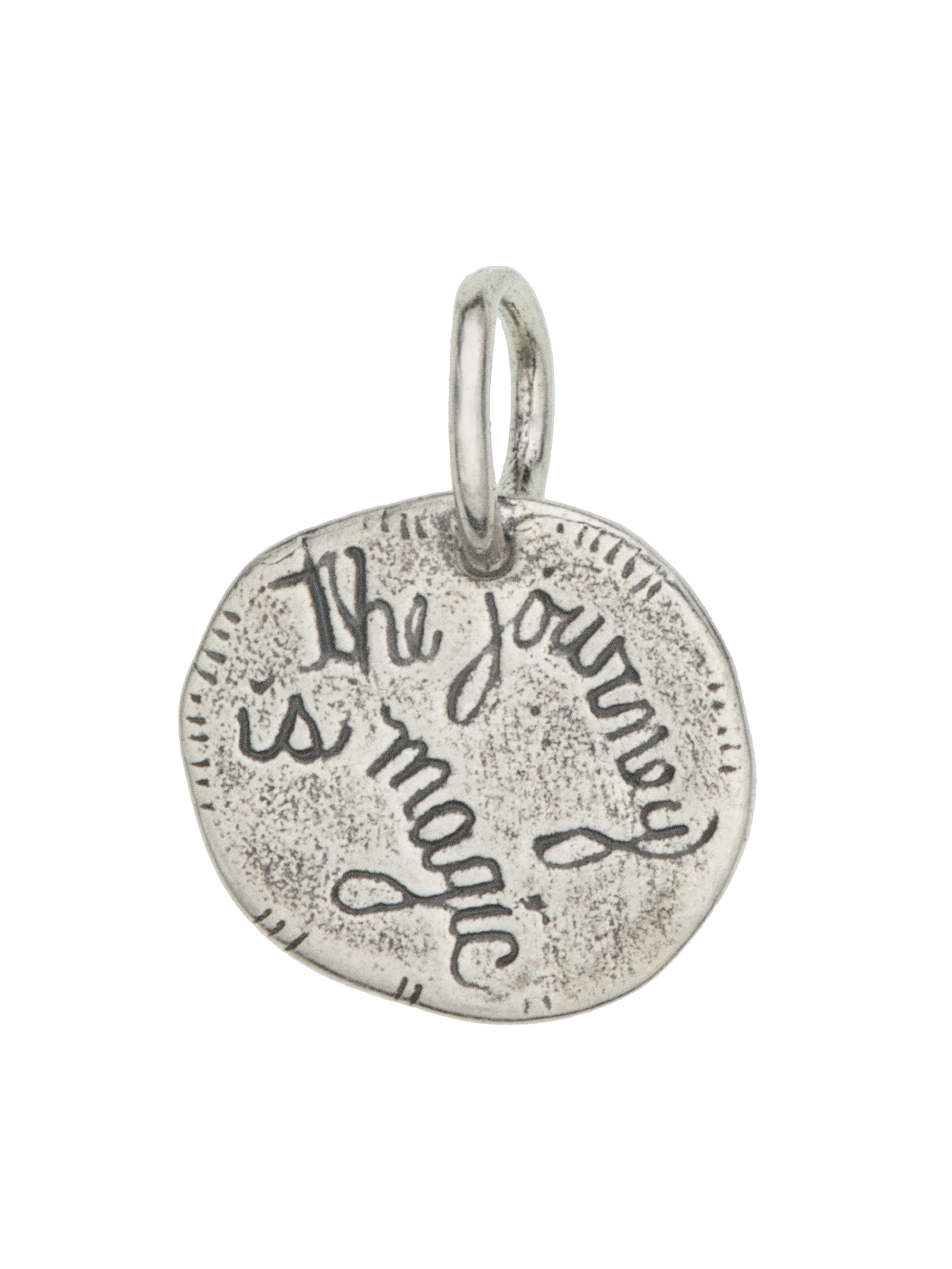 The Journey Is Magic Charm In Sterling Silver