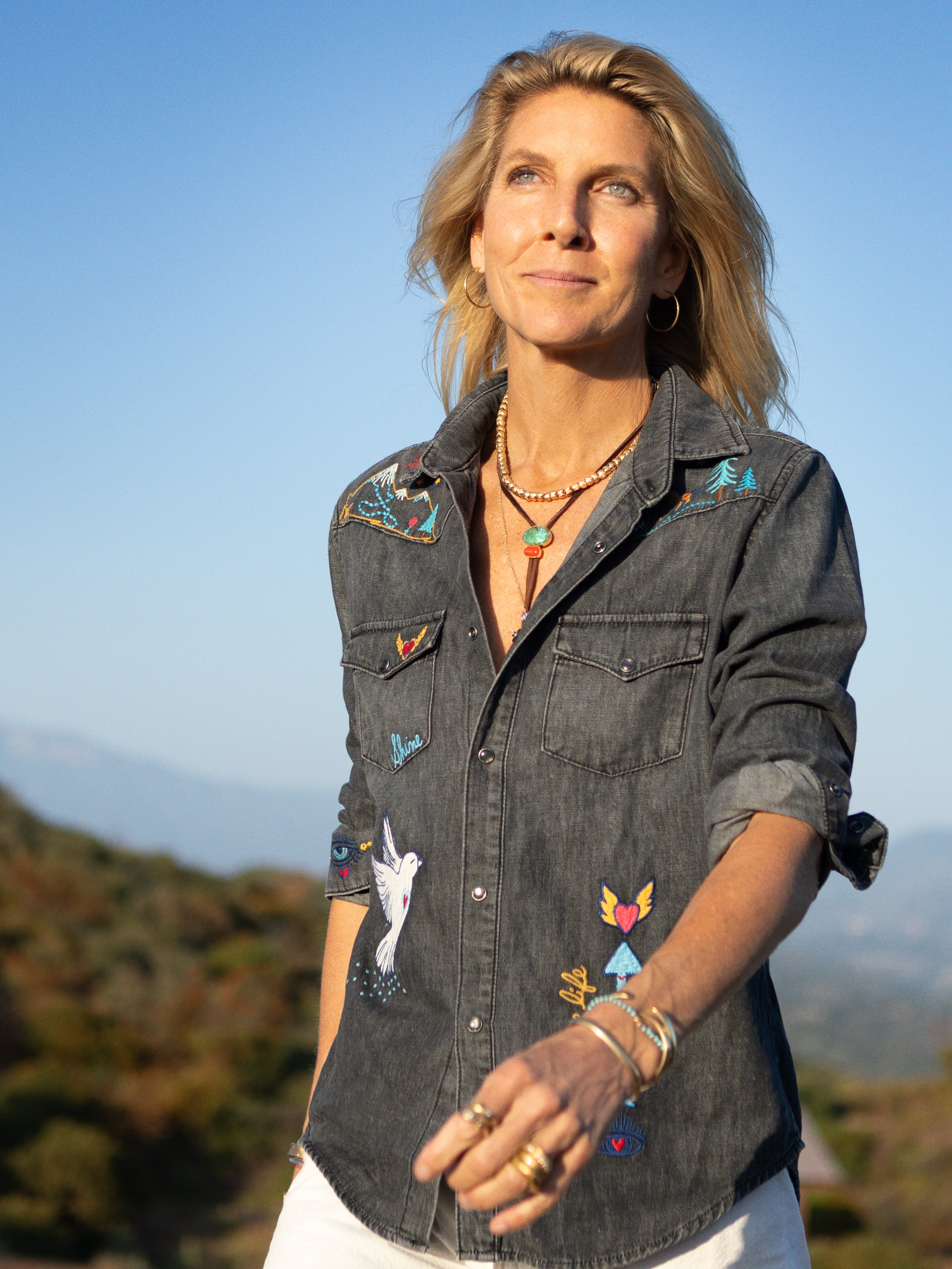 Speak Your Truth Denim Shirt