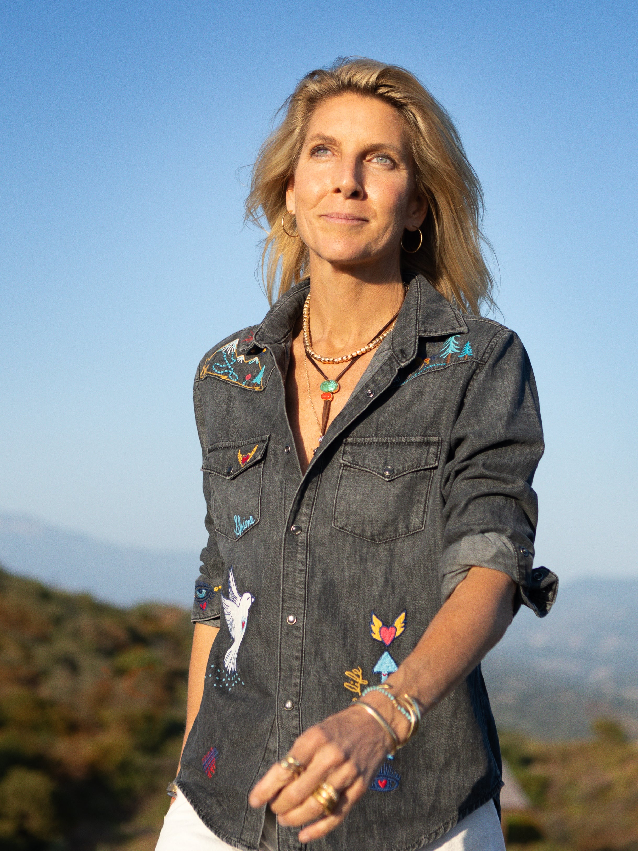 Speak Your Truth Denim Shirt