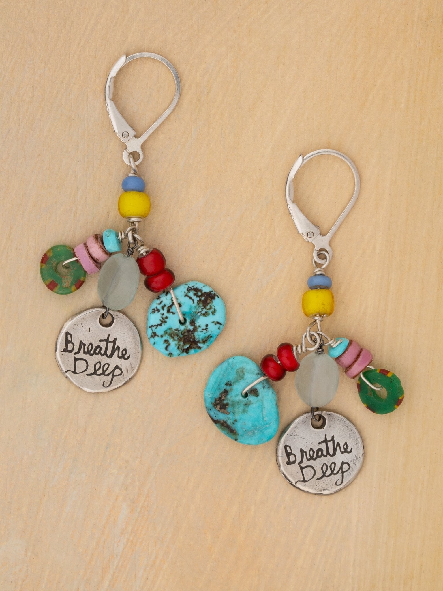 Breathe Deep Earrings - Jes MaHarry