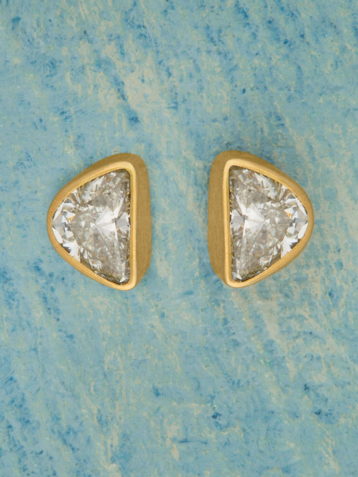 Diamond Crescent Earrings — Jes MaHarry