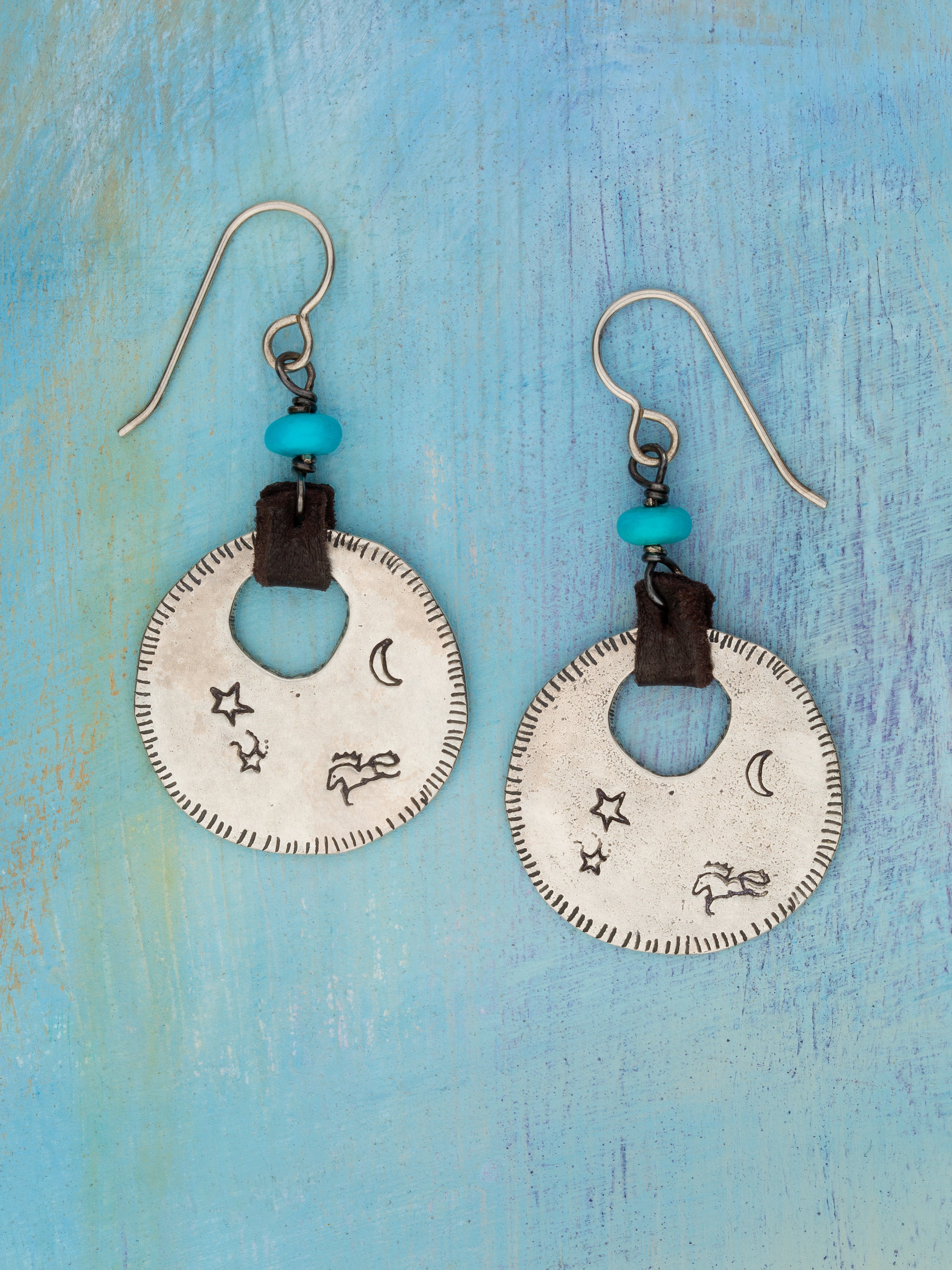 Over The Moon Earrings