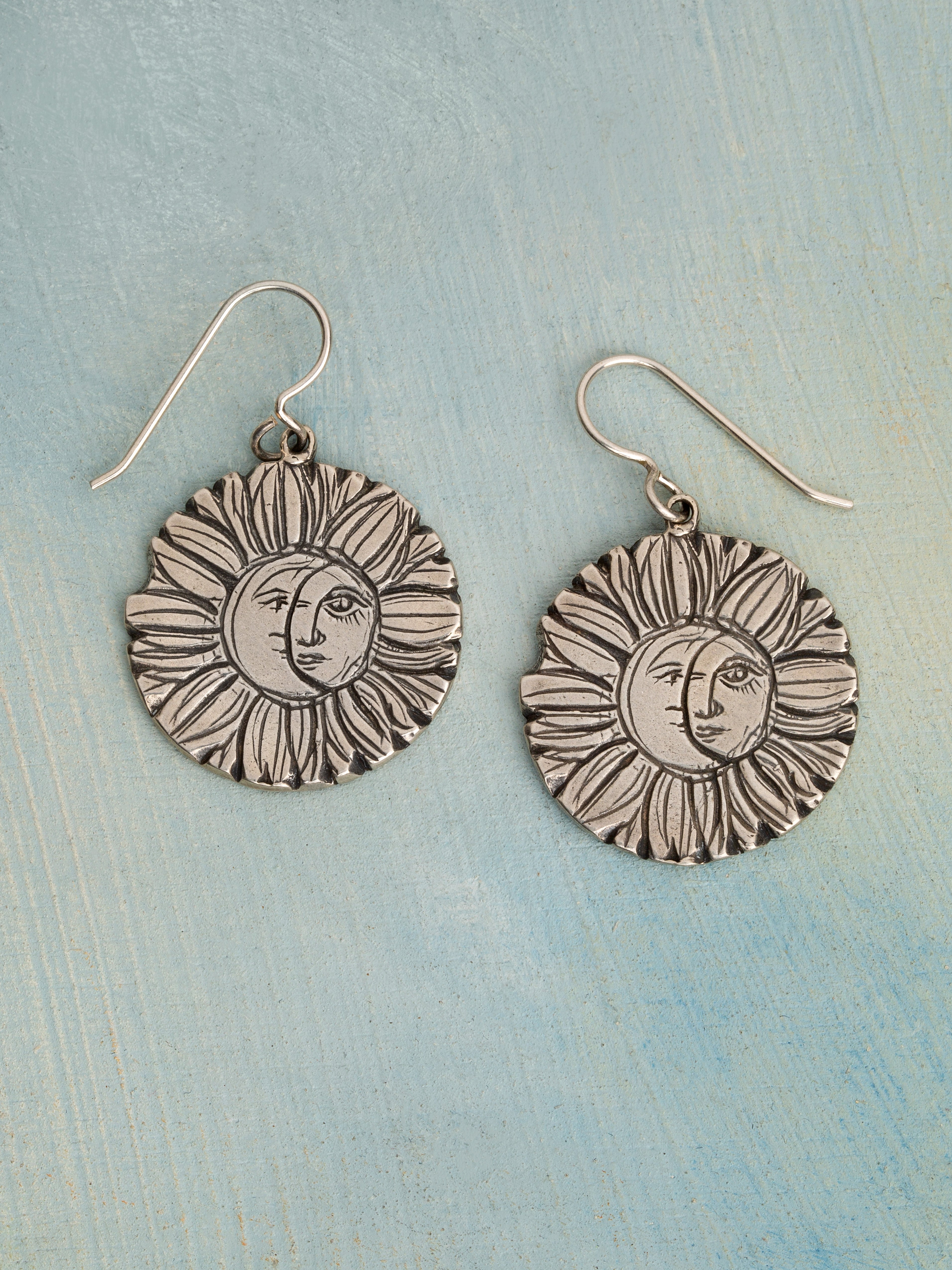 Moon Flower Earrings