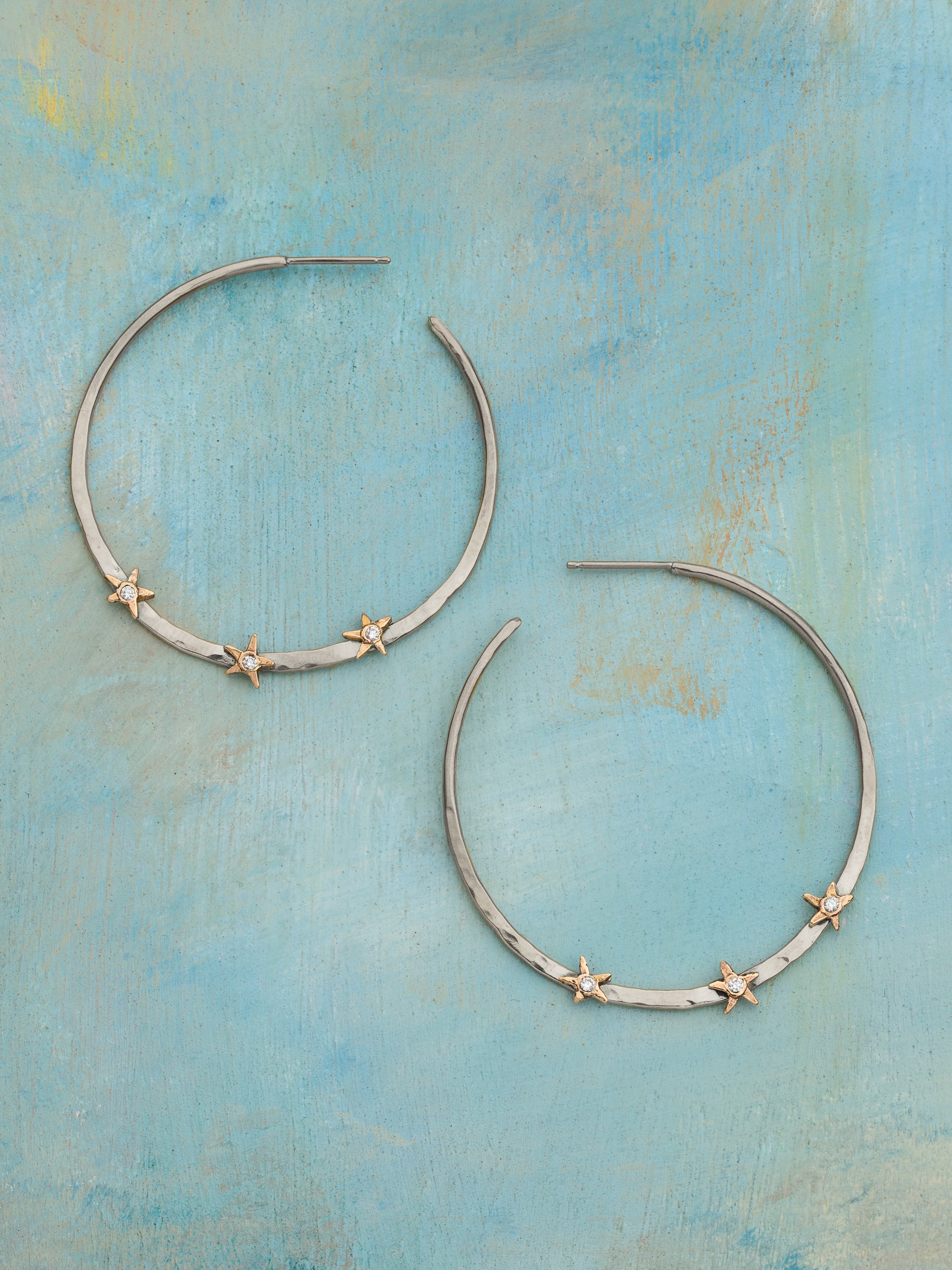 Look to the Stars Hoop Earrings