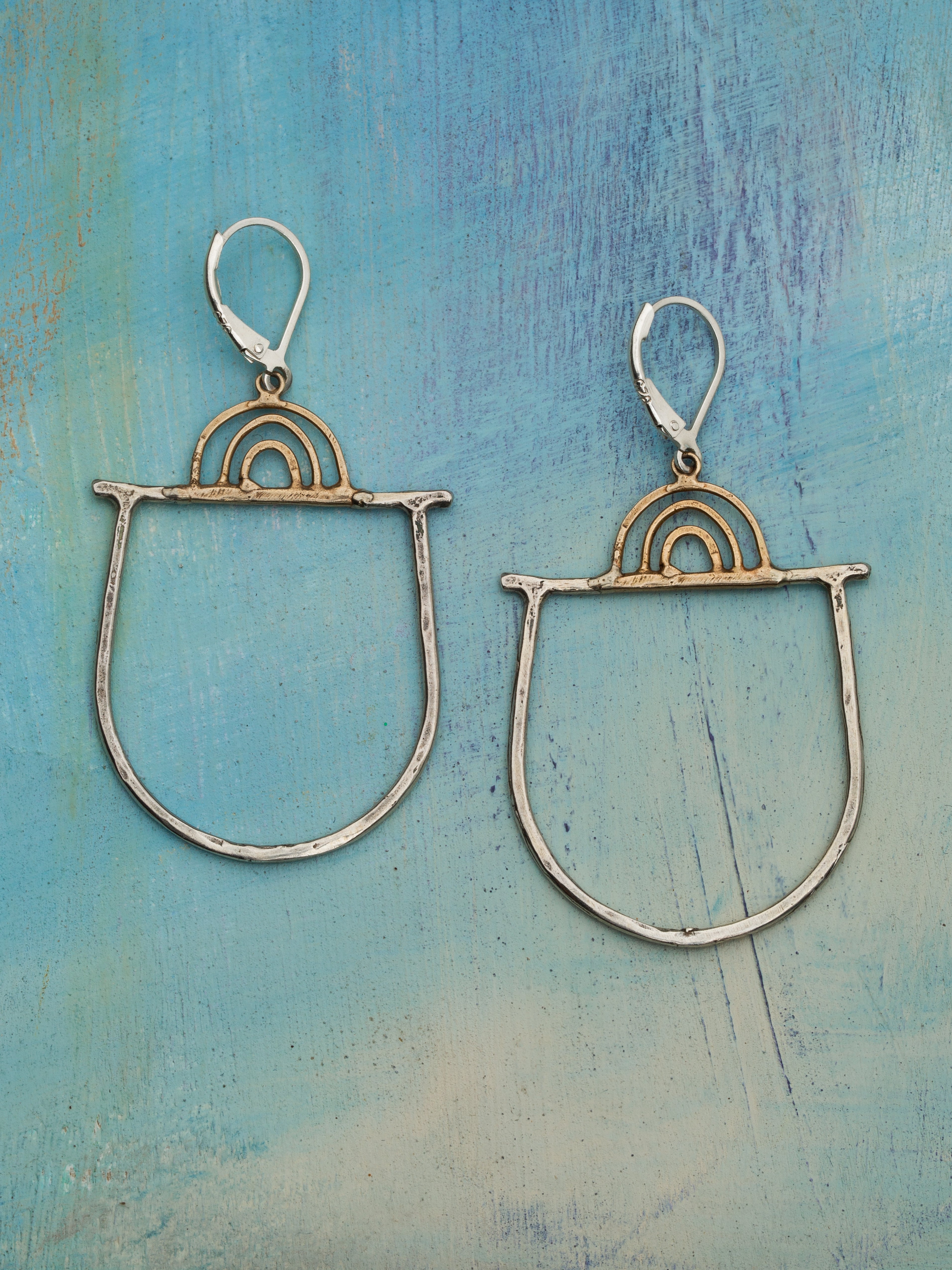 Golden Rainbow Earrings