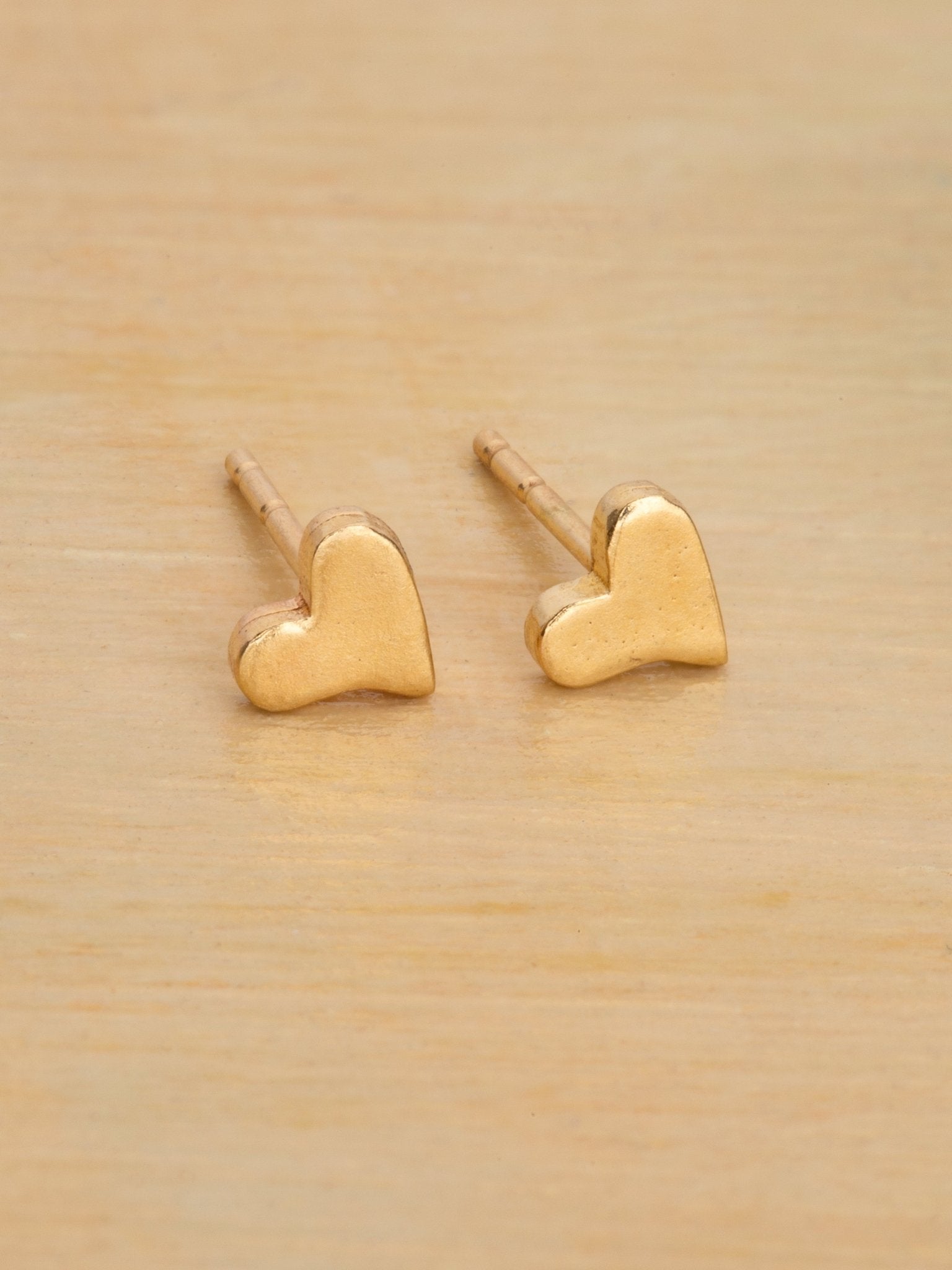 Small But Mighty Heart Earrings - Jes MaHarry