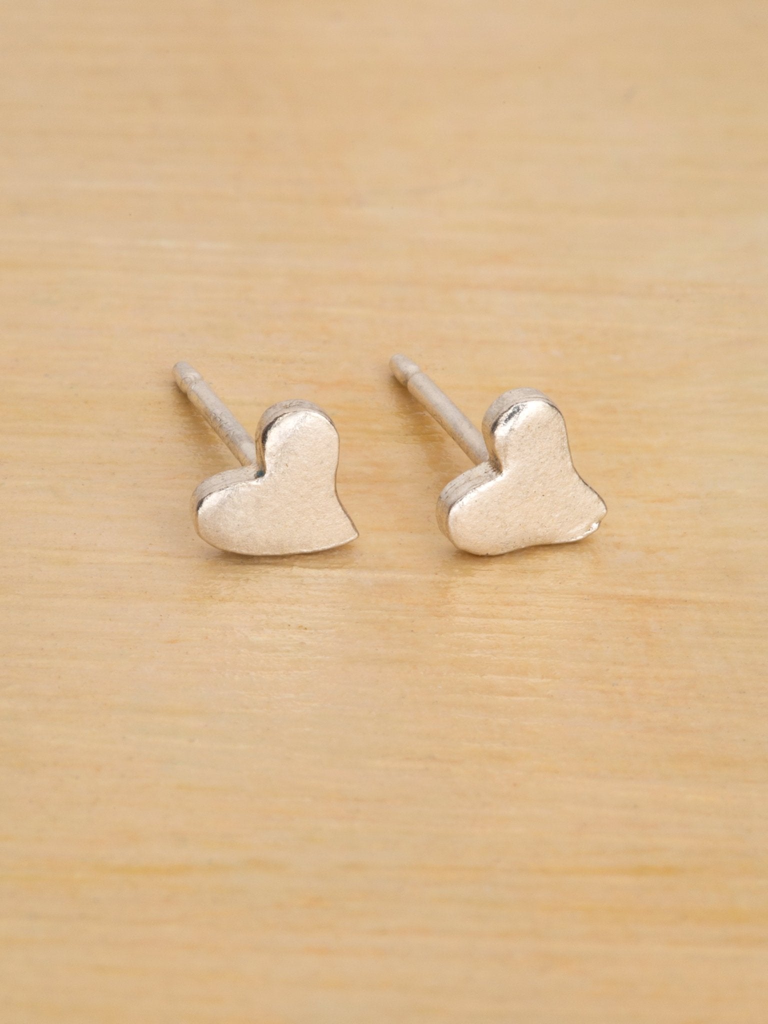 Small But Mighty Heart Earrings - Jes MaHarry