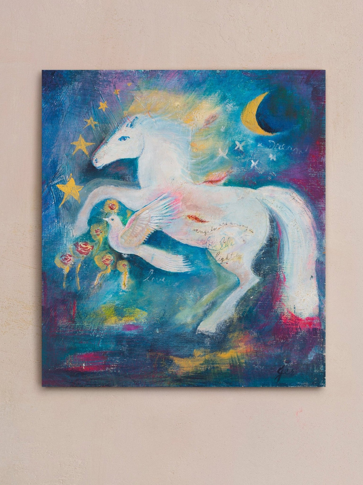Free Spirit - One of a Kind Original Painting by Jes MaHarry — Jes MaHarry