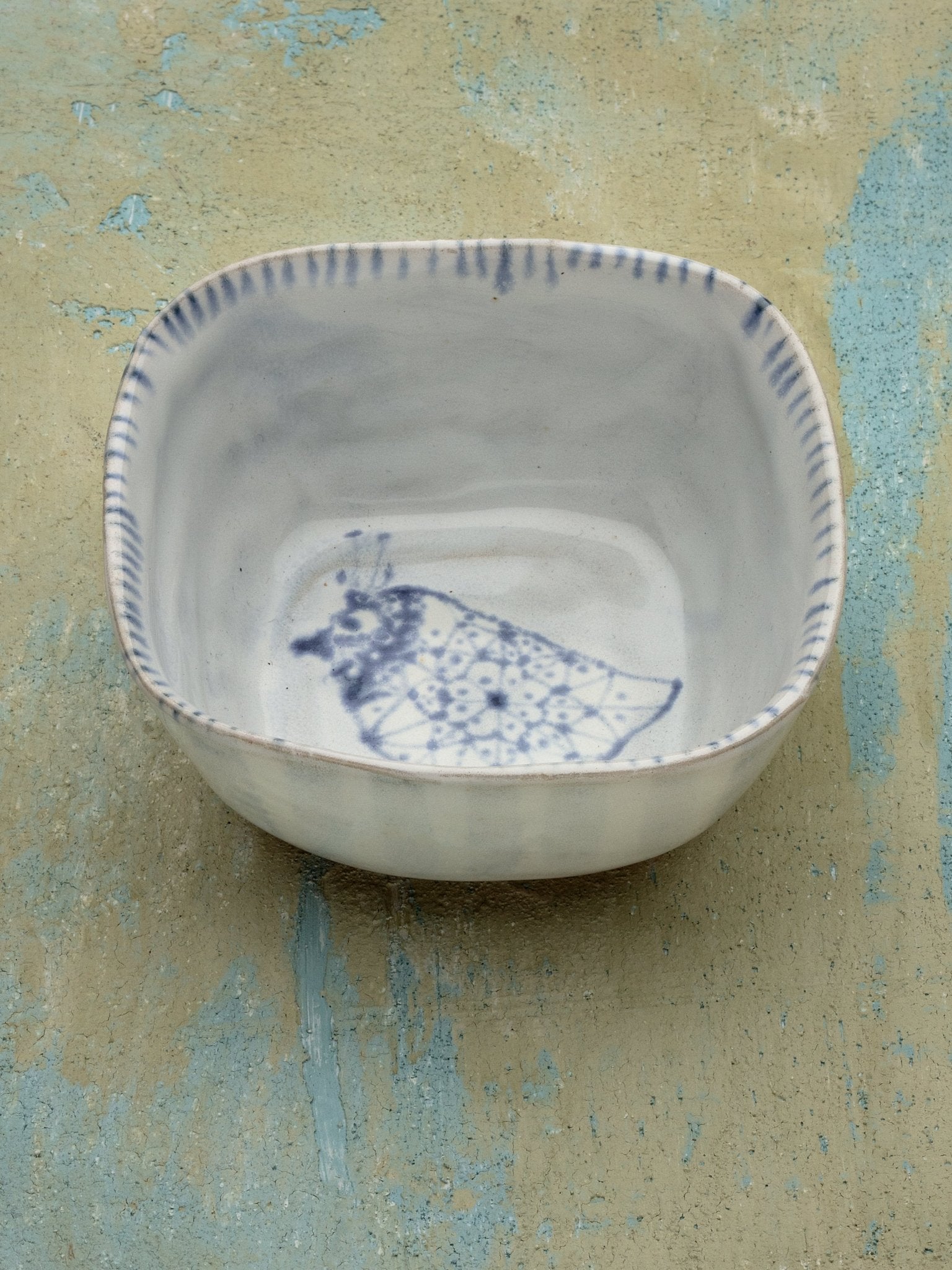 Julie Spako - Small Bluebird Dish - Jes MaHarry