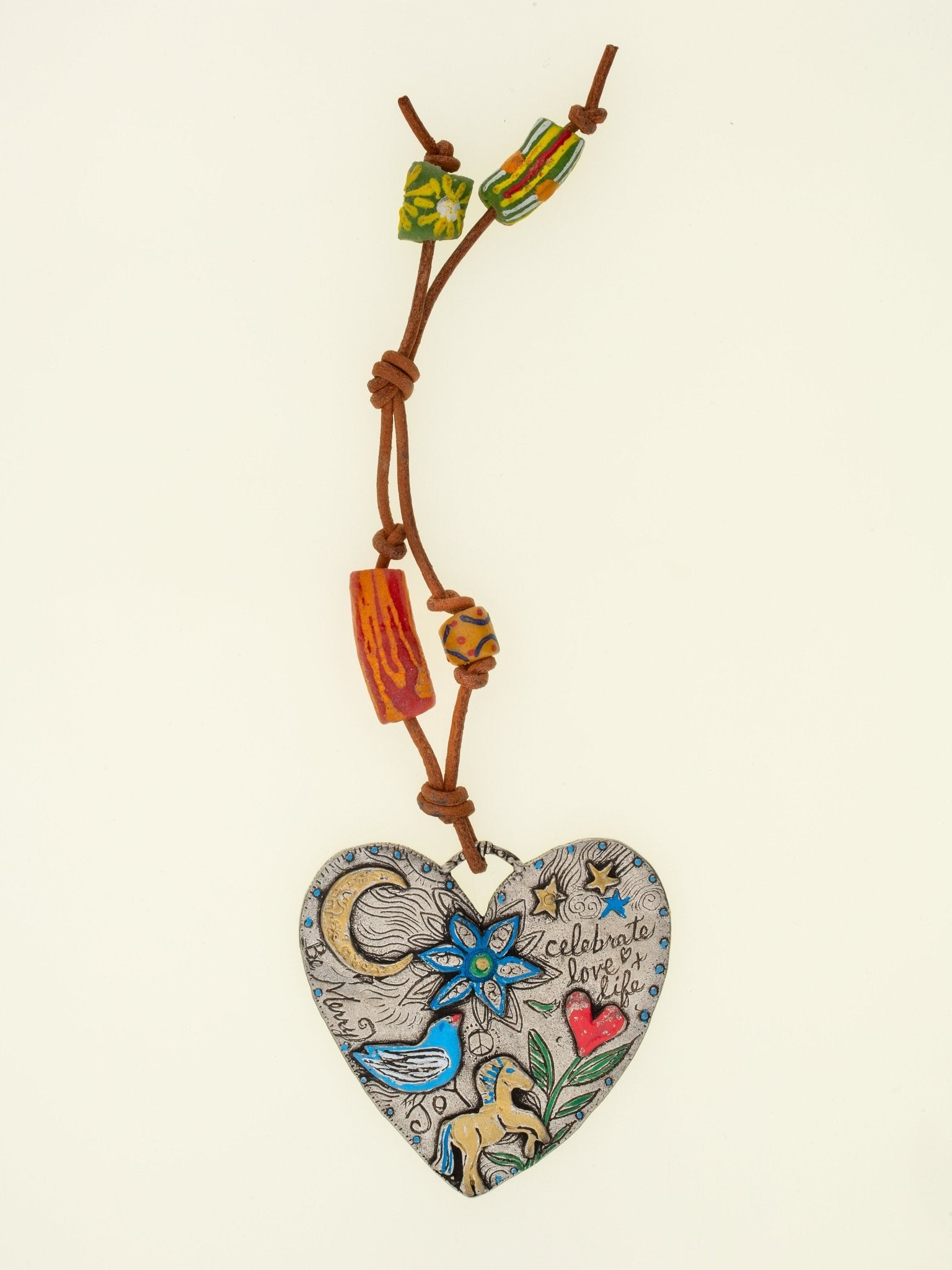 Celebrate Pewter Ornament — Handmade by Jes MaHarry
